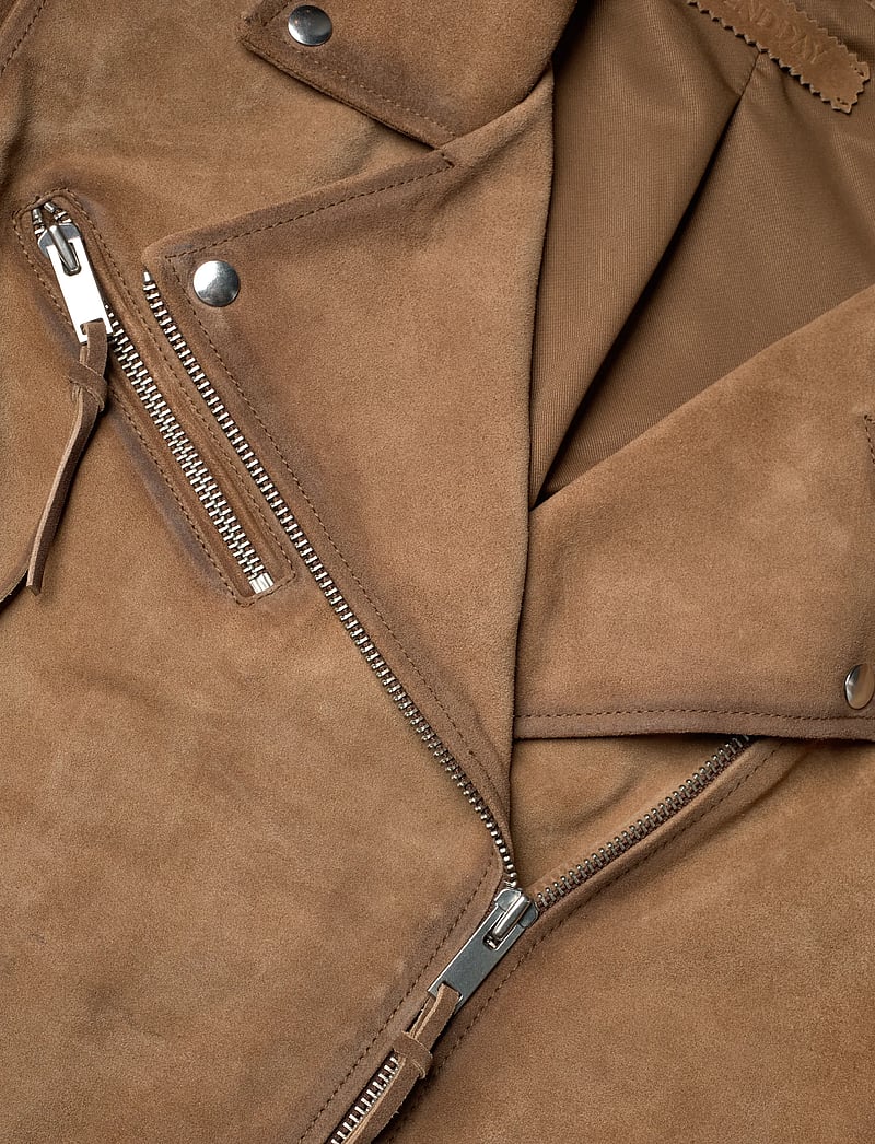 2NDDAY - 2ND Lote - Heavy Suede - forårsjakker - tobacco brown - 3