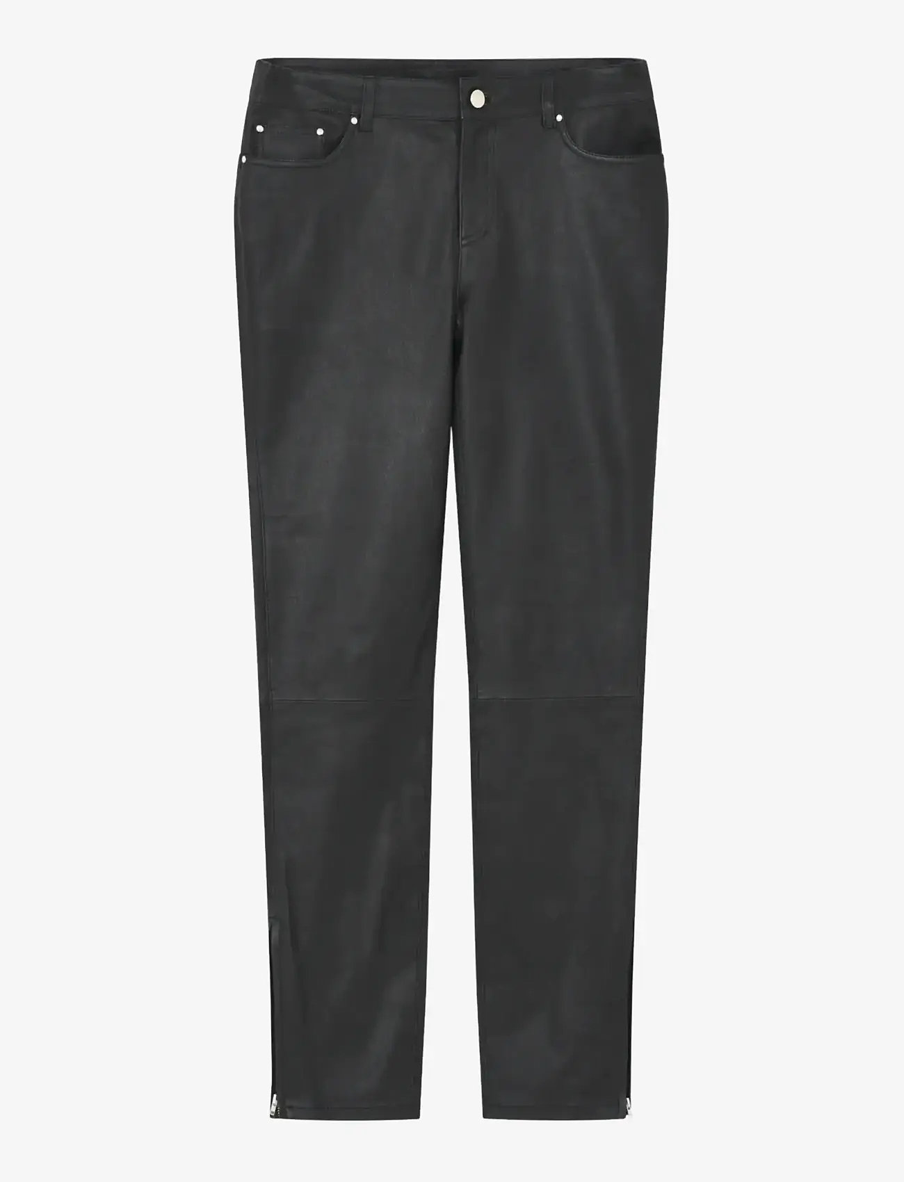 2NDDAY - 2ND Liljan - Refined Stretch Leathe - slim fit hosen - black - 5