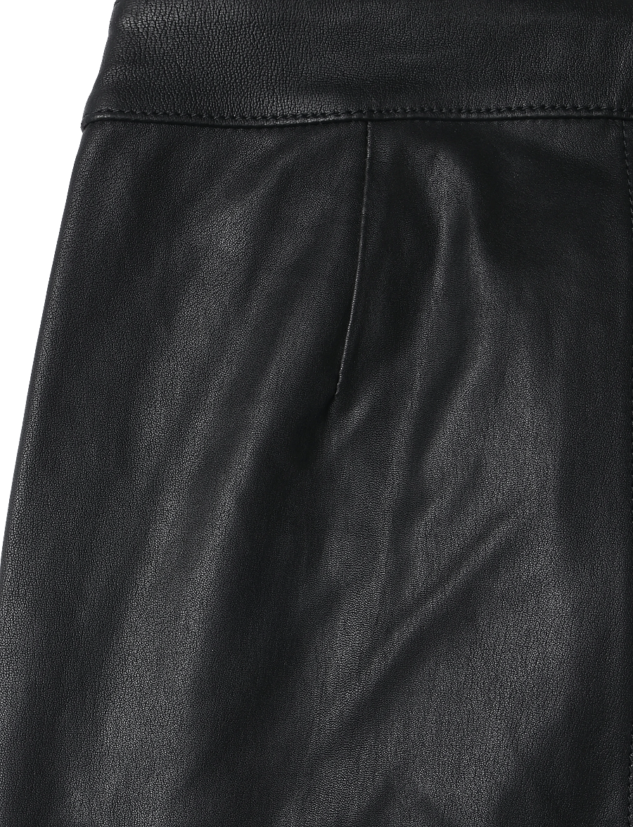 2NDDAY - 2ND Leya - Refined Stretch Leather - læderbukser - black - 5