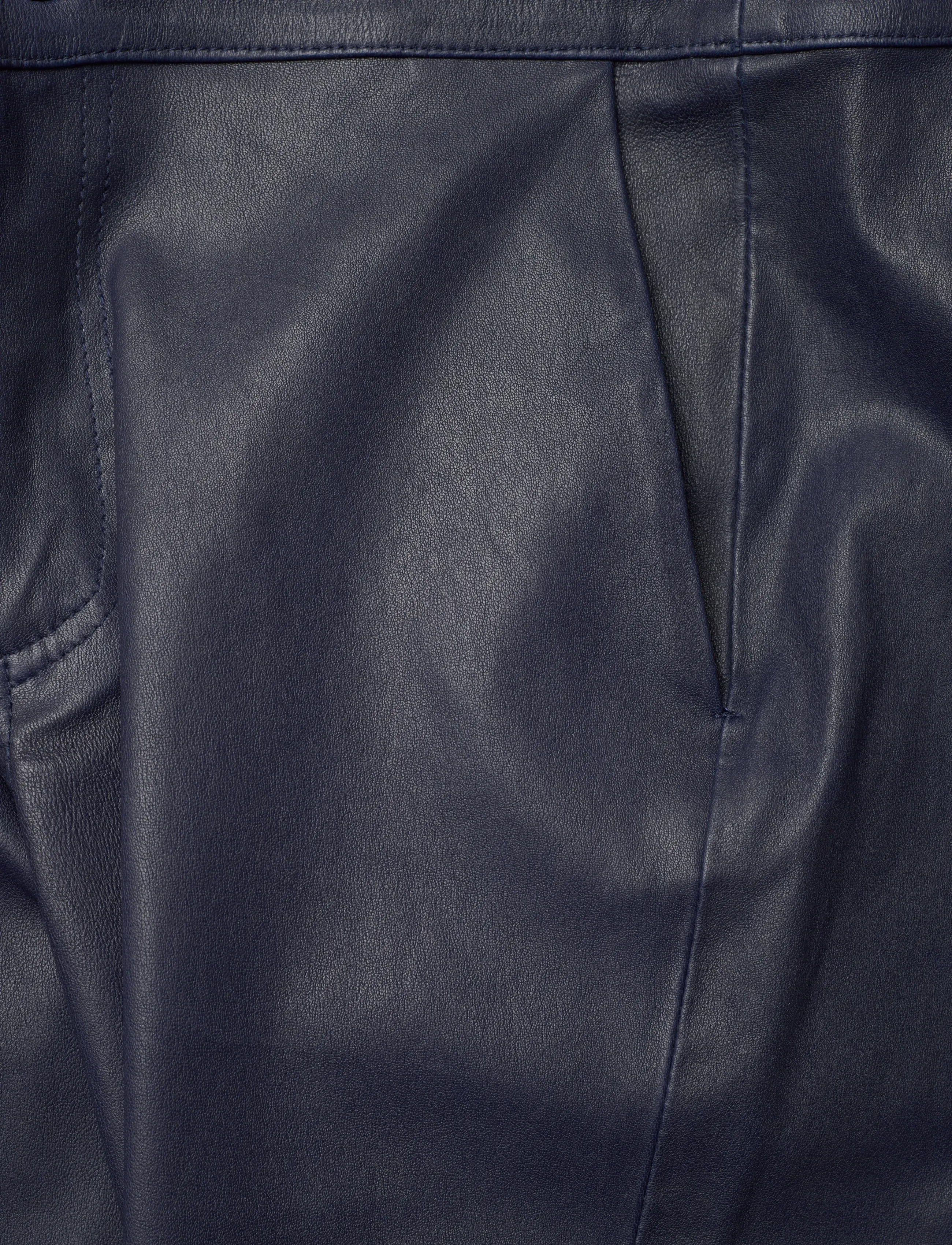 2NDDAY - 2ND Leya - Refined Stretch Leather - peoriided outlet-hindadega - navy blazer - 2