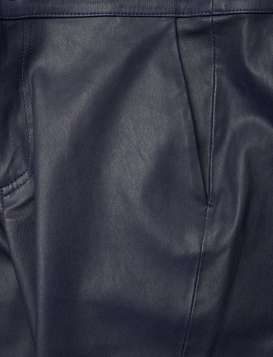 2NDDAY - 2ND Leya - Refined Stretch Leather - lederhosen - navy blazer - 2