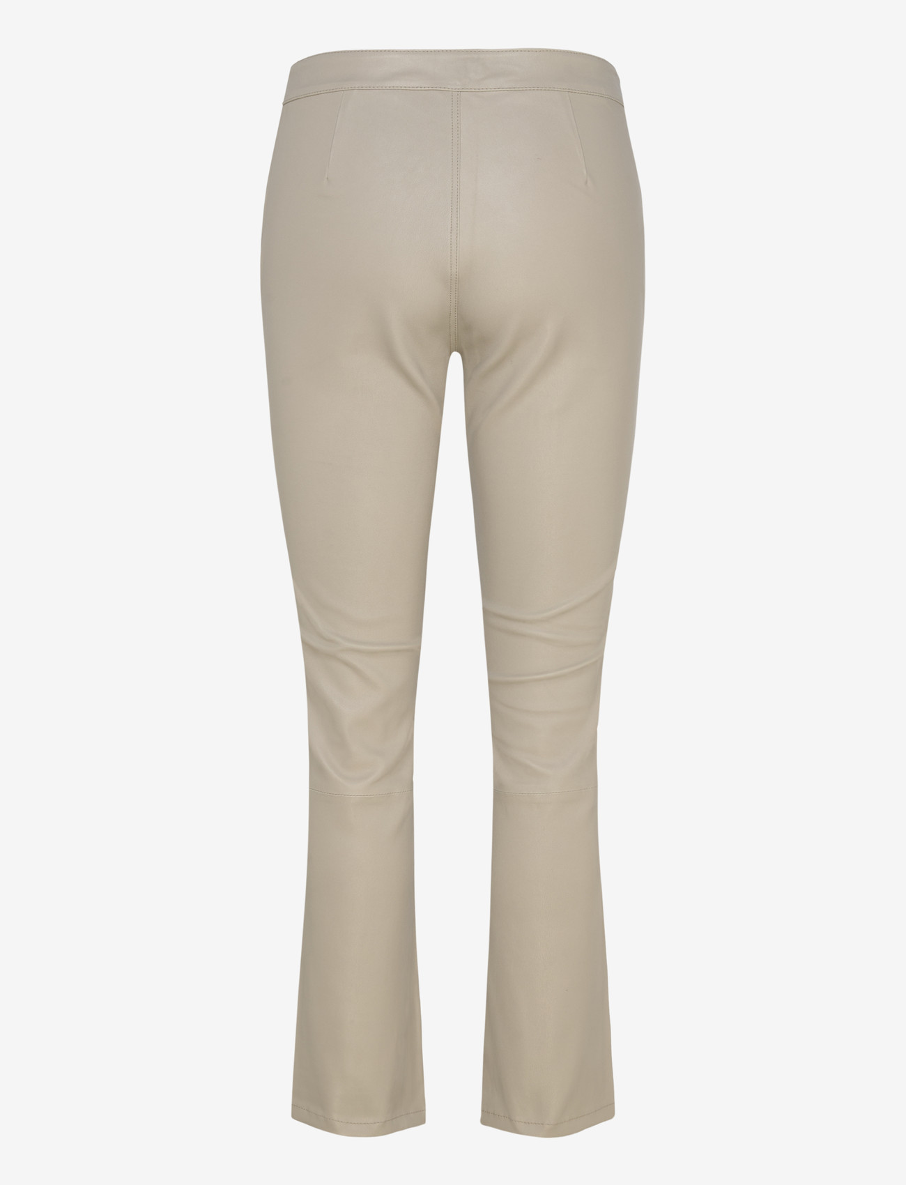 2NDDAY - 2ND Leya - Refined Stretch Leather - læderbukser - plaza taupe - 2