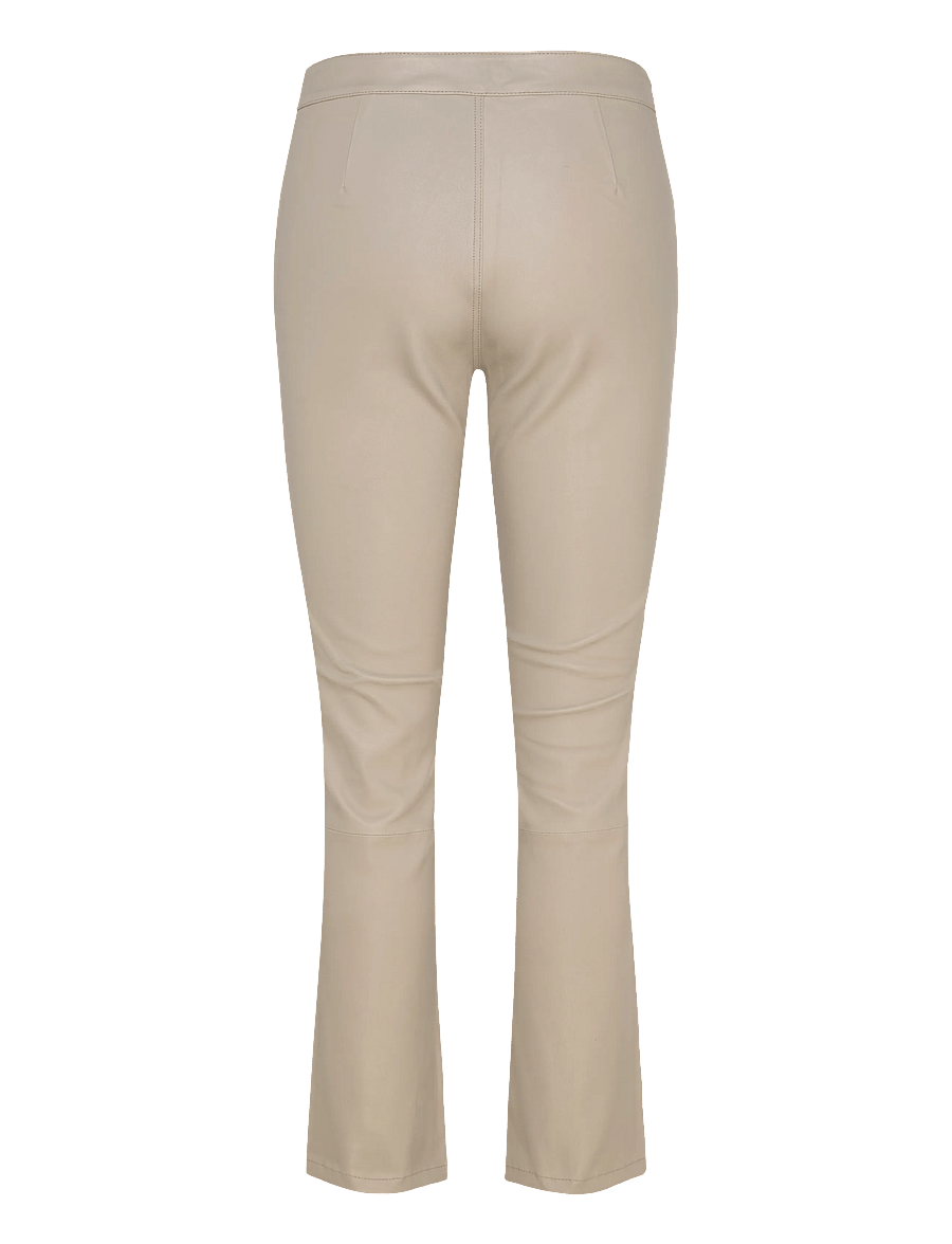 2NDDAY - 2ND Leya - Refined Stretch Leather - skinnbyxor - plaza taupe - 2