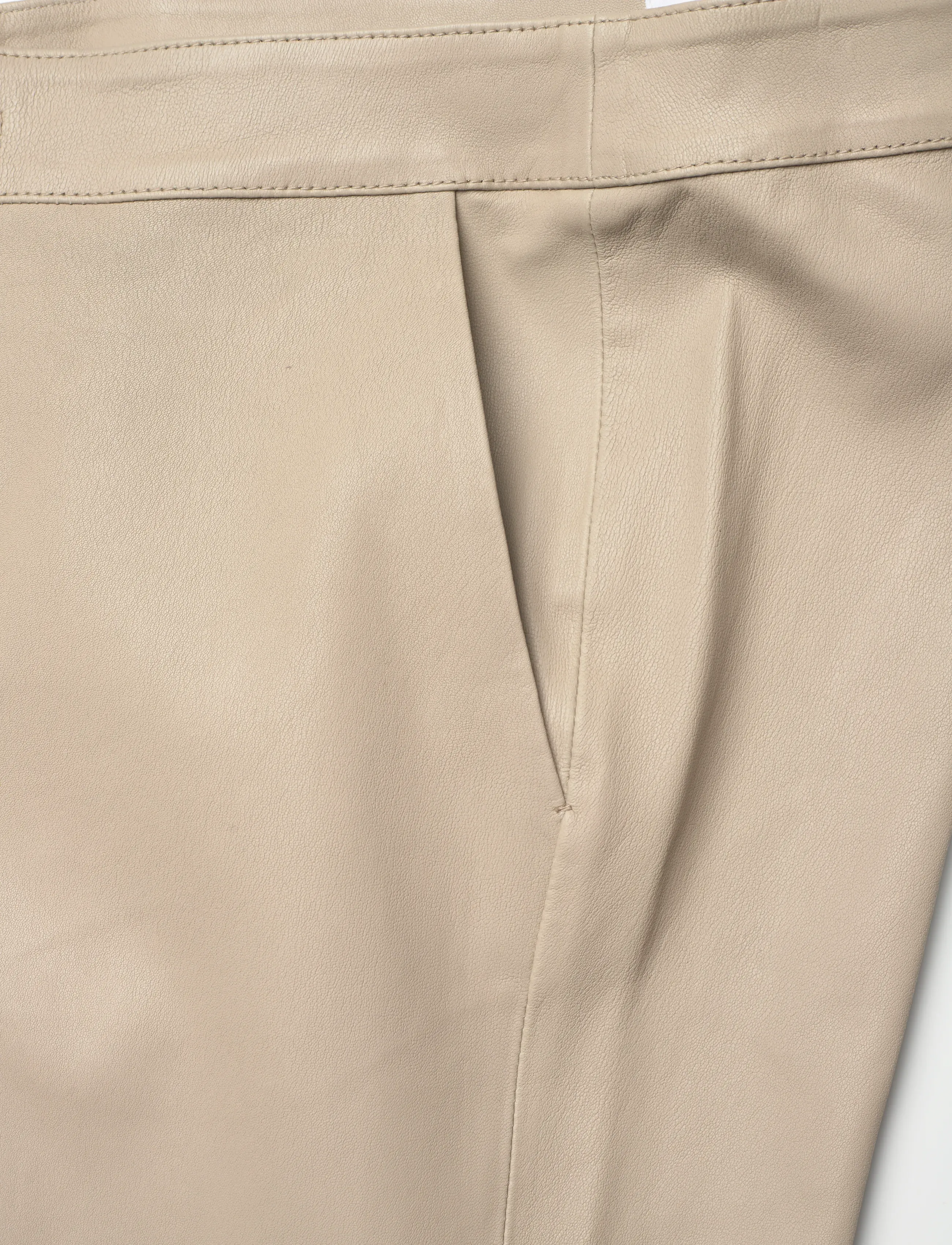 2NDDAY - 2ND Leya - Refined Stretch Leather - leather trousers - plaza taupe - 4