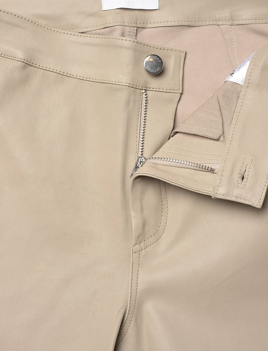 2NDDAY - 2ND Leya - Refined Stretch Leather - skinnbyxor - plaza taupe - 5