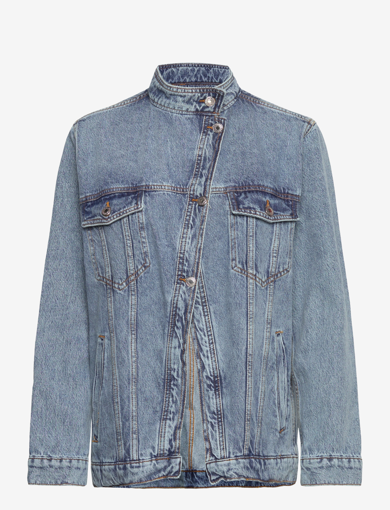 2NDDAY - 2ND Alanna - Summer Blue Denim - forårsjakker - mid blue - 1
