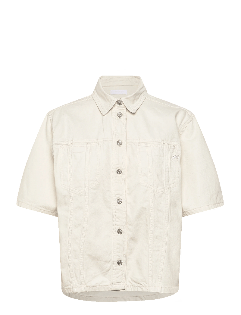 2NDDAY - 2ND Fayen - Twill Denim - jeanshemden - tofu - 0