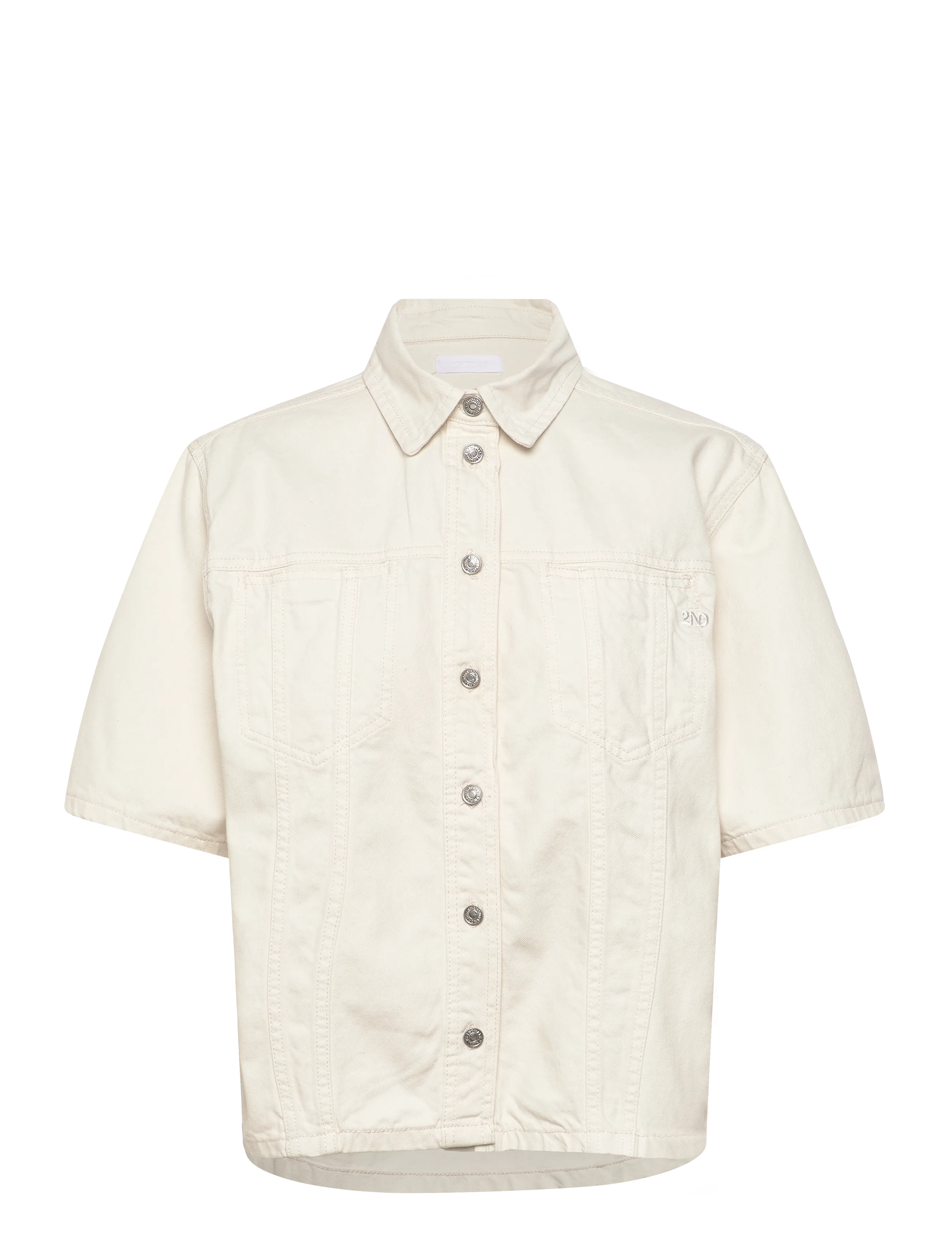2NDDAY 2ND Fayen - Twill Denim - Tøj - TOFU / cream
