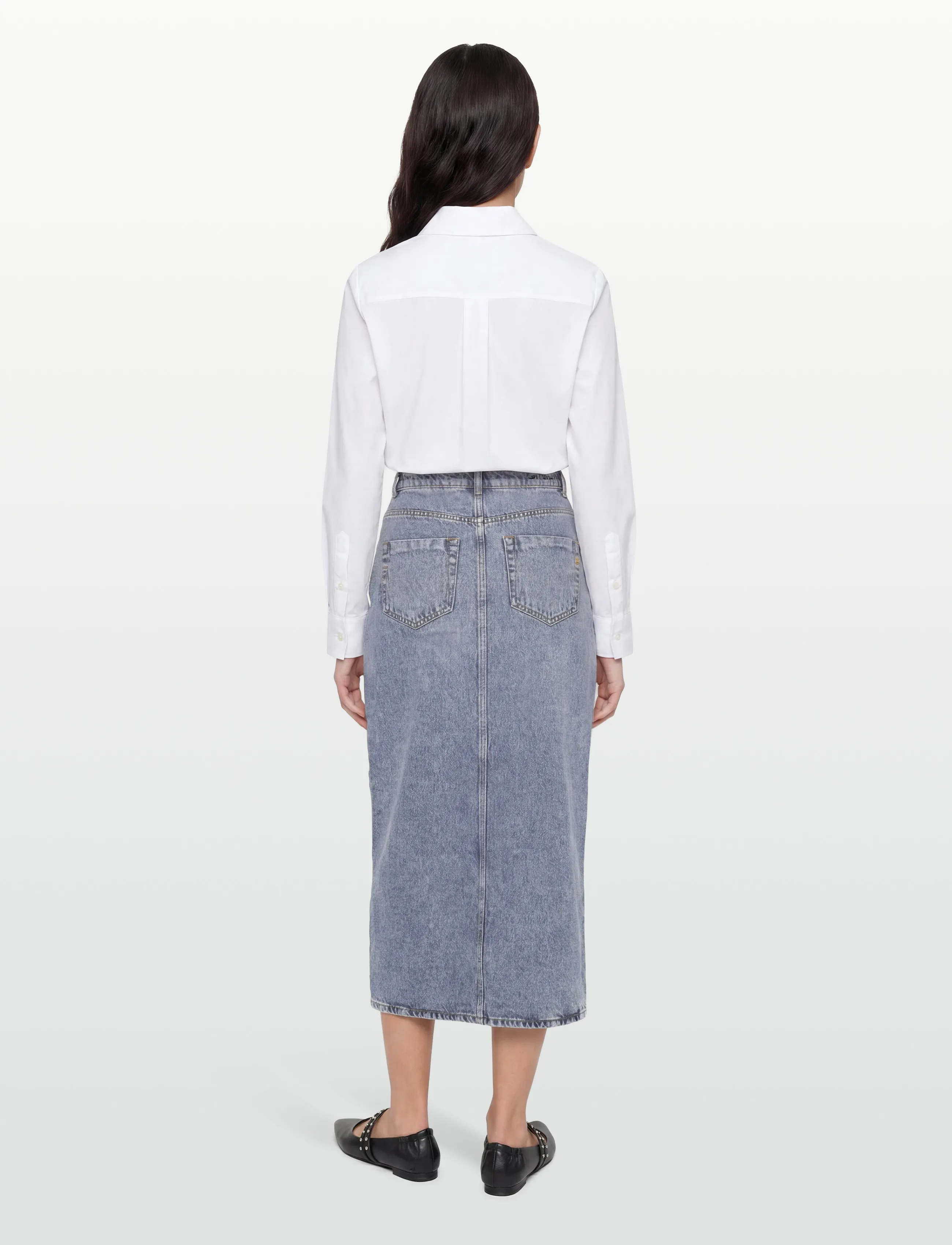 2NDDAY - 2ND Larchy - Summer Blue Denim - jeansröcke - mid blue - 4