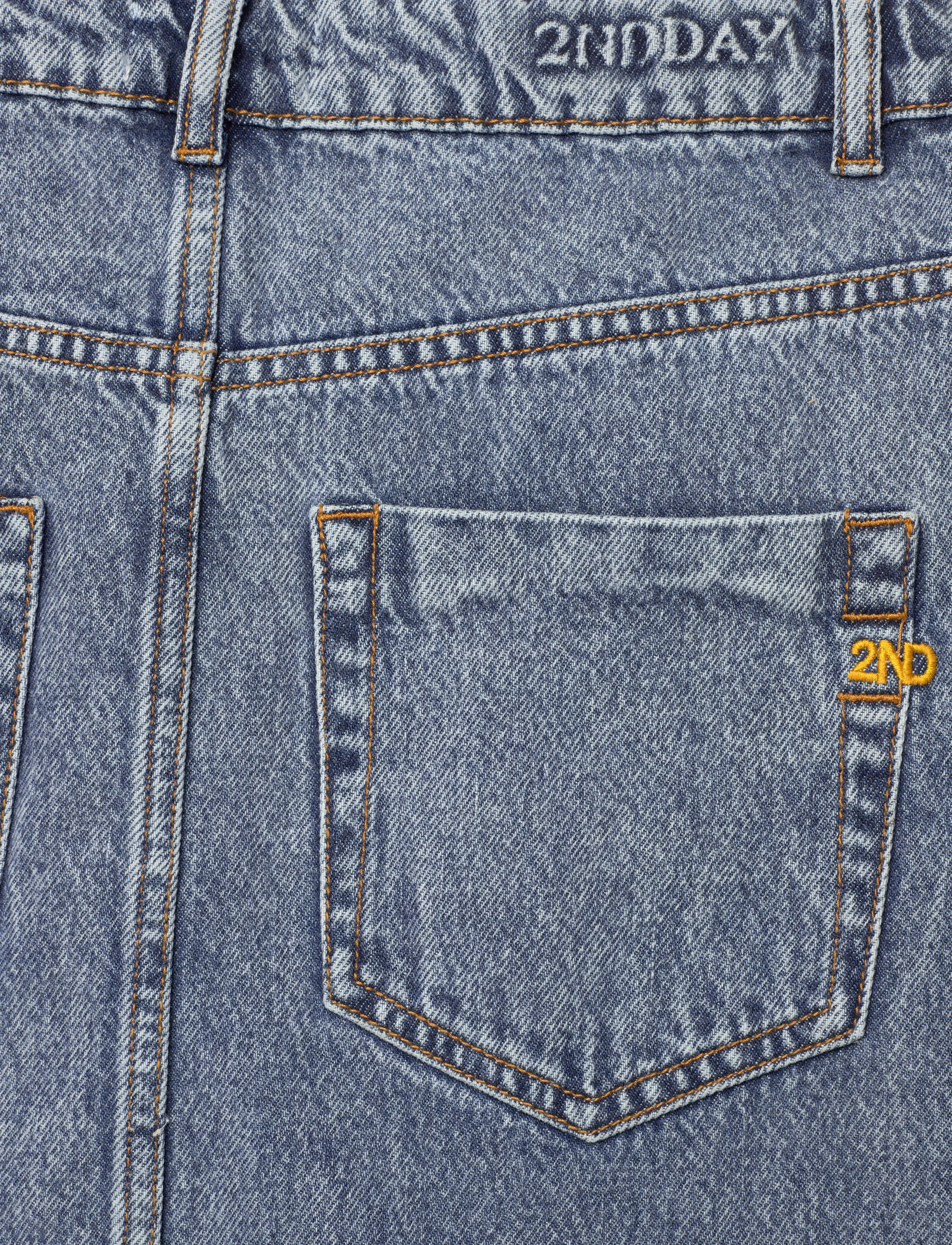 2NDDAY - 2ND Larchy - Summer Blue Denim - denimnederdele - mid blue - 4