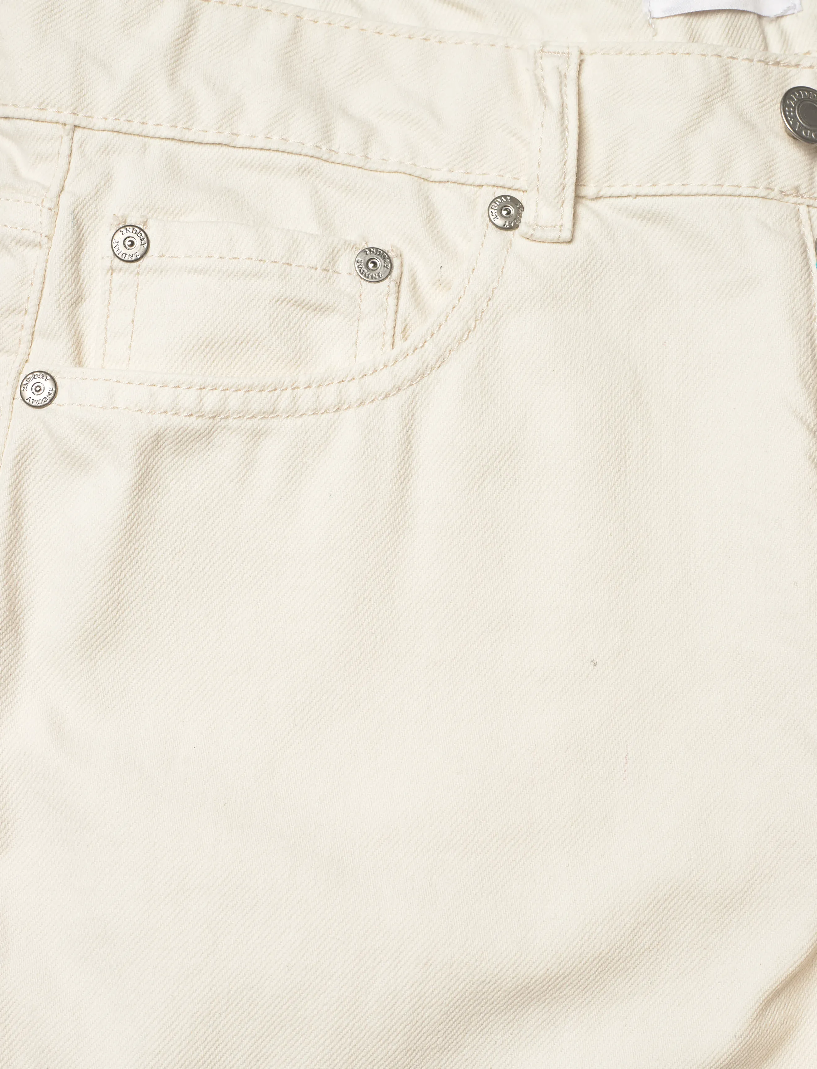 2NDDAY - 2ND Lamar - Twill Denim - bootcut-farkut - tofu - 3