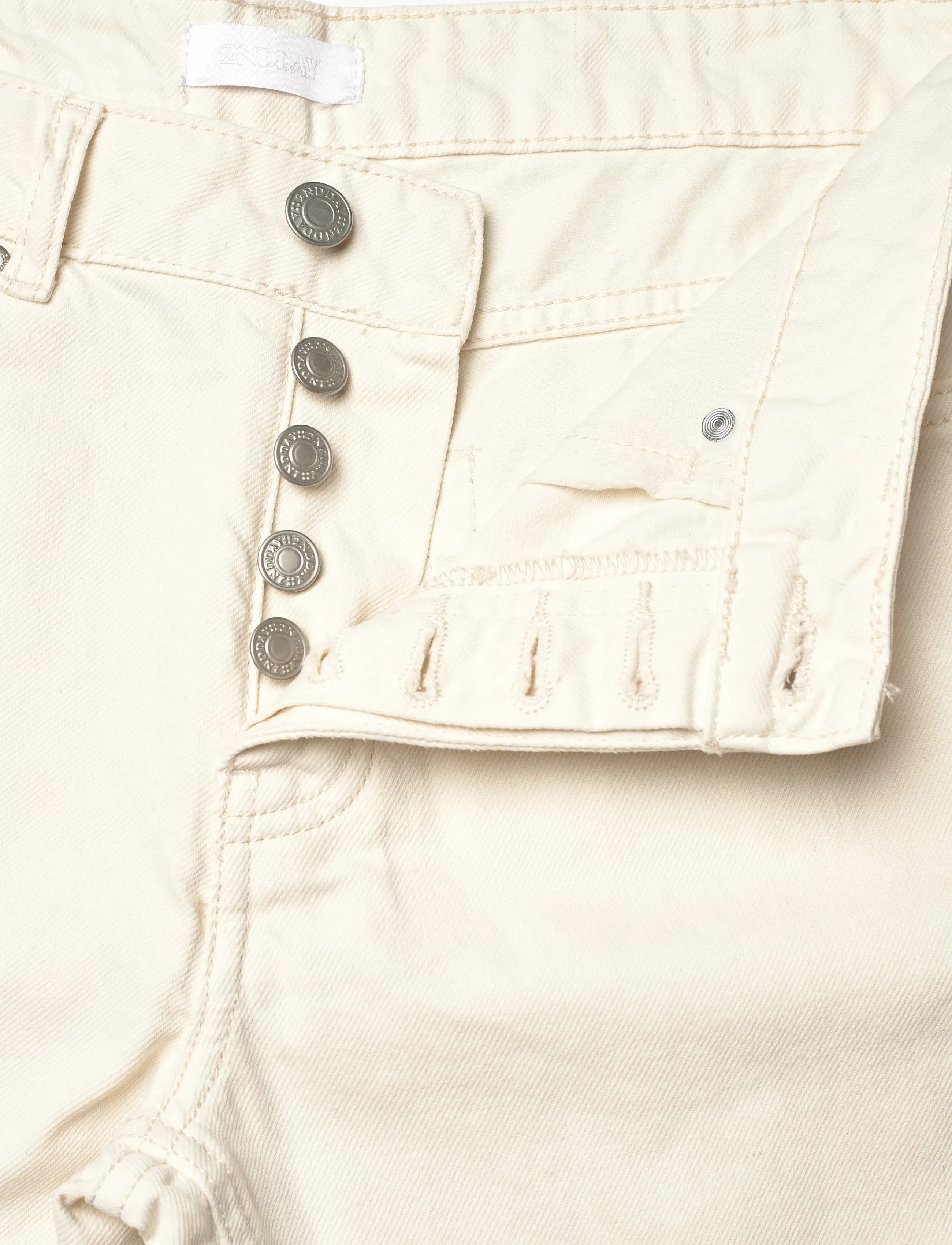 2NDDAY - 2ND Lamar - Twill Denim - bootcut-farkut - tofu - 4