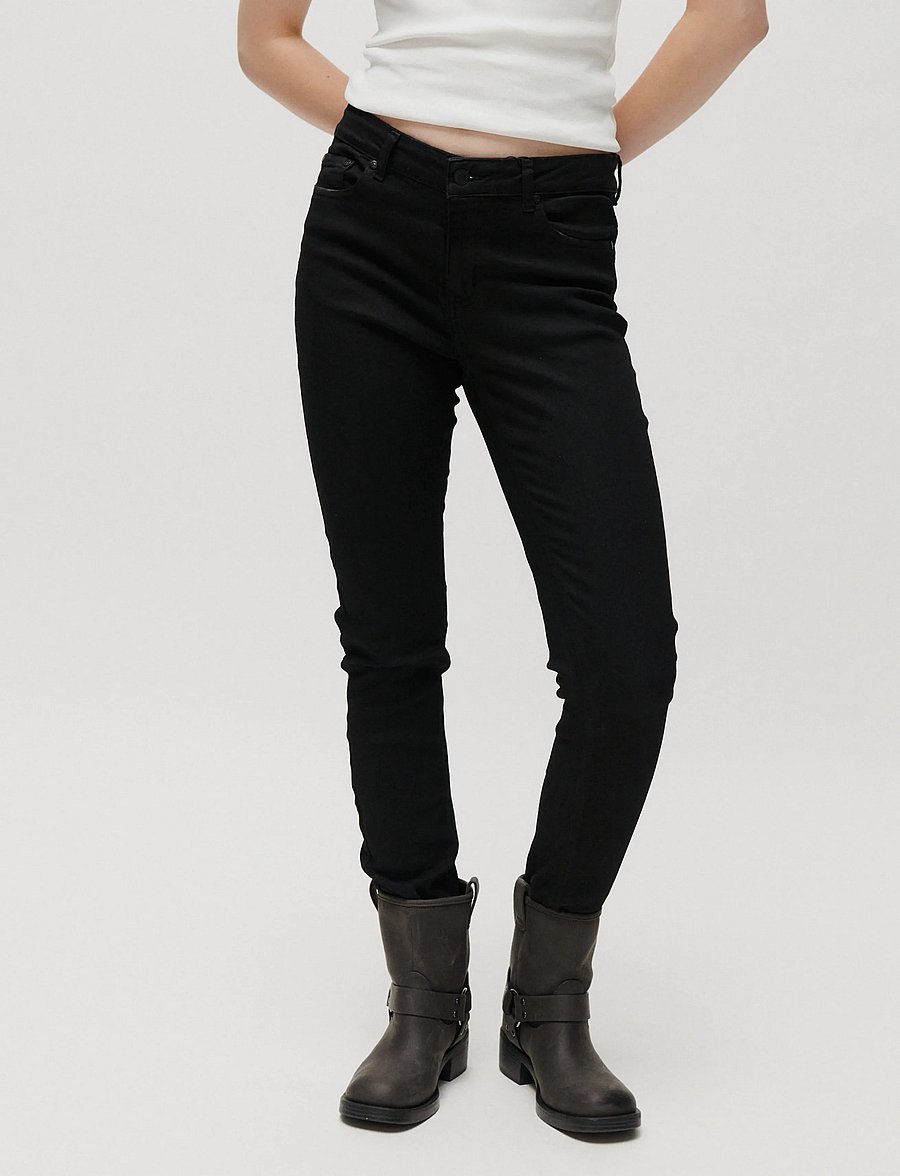 2NDDAY - 2ND Samantha - Stretch Delight - slim-fit-jeans - un black denim - 0
