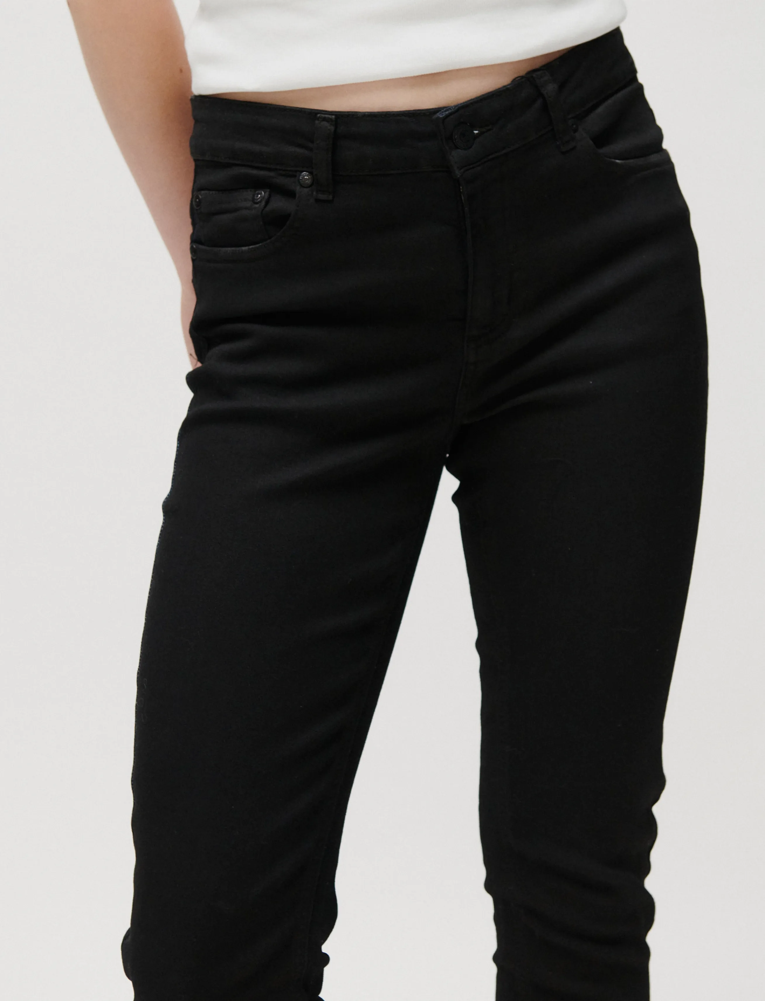 2NDDAY - 2ND Samantha - Stretch Delight - slim-fit-jeans - un black denim - 3