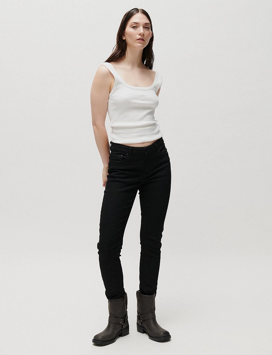 2NDDAY - 2ND Samantha - Stretch Delight - slim-fit-jeans - un black denim - 4