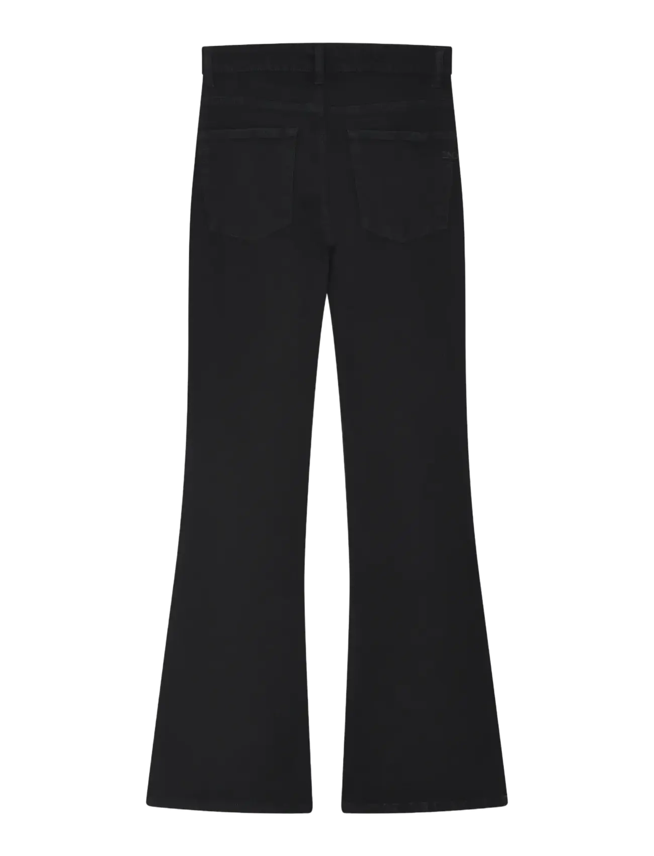2NDDAY 2ND Lamar - Stretch Denim - Bootcut-Jeans - BLACK / black