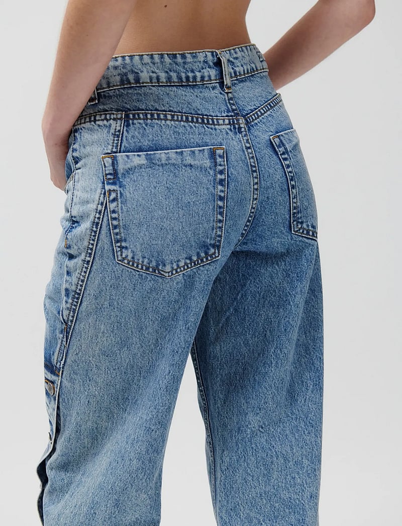 2NDDAY - 2ND Tyler - Summer Blue Denim - hosen mit weitem bein - mid blue - 3