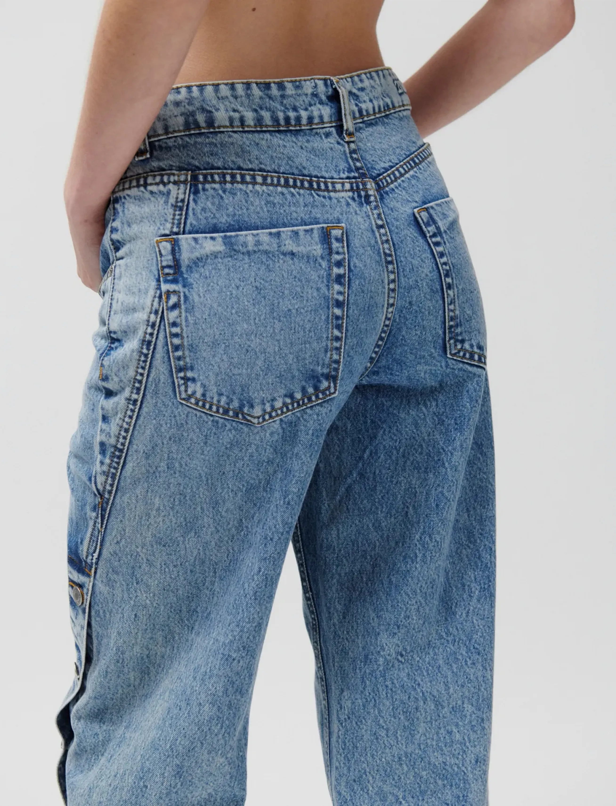 2NDDAY - 2ND Tyler - Summer Blue Denim - laia säärega teksad - mid blue - 3