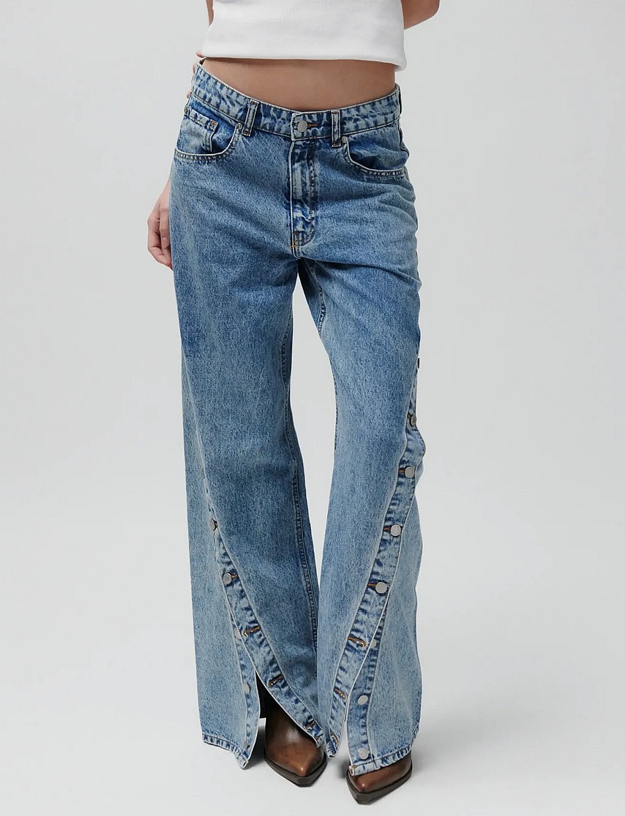 2NDDAY - 2ND Tyler - Summer Blue Denim - laia säärega teksad - mid blue - 5