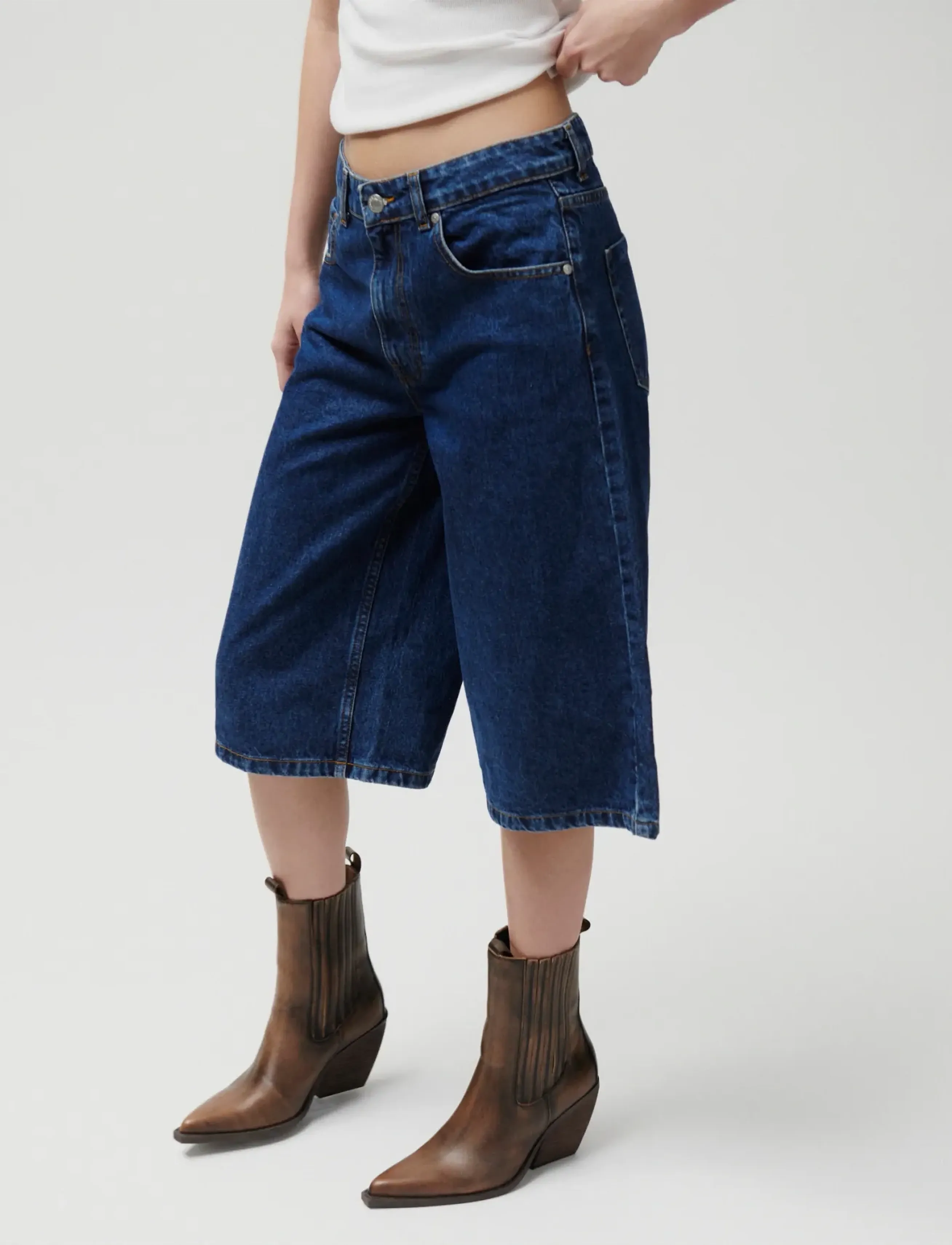 2NDDAY - 2ND Rilyn - Corsica Blue Denim - jorts - intense blue - 5