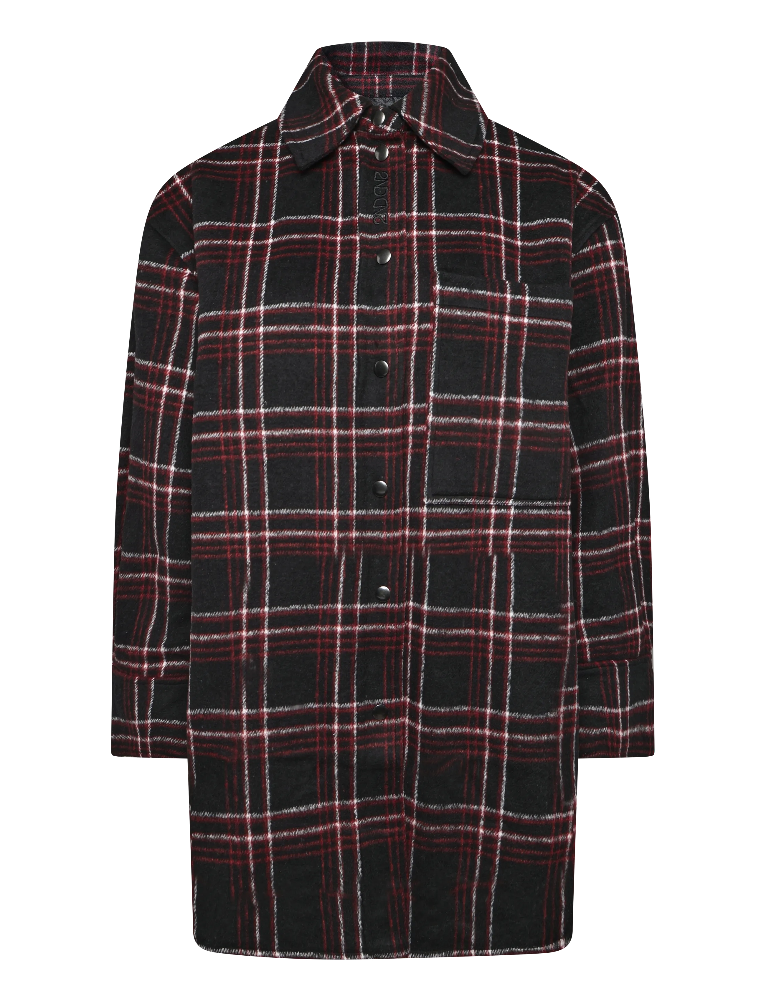 2NDDAY - 2ND Seth - Funky Flannel - steppjacken - black - 1