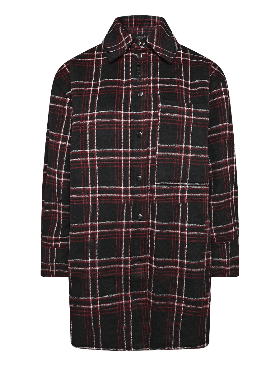 2NDDAY - 2ND Seth - Funky Flannel - steppjacken - black - 1