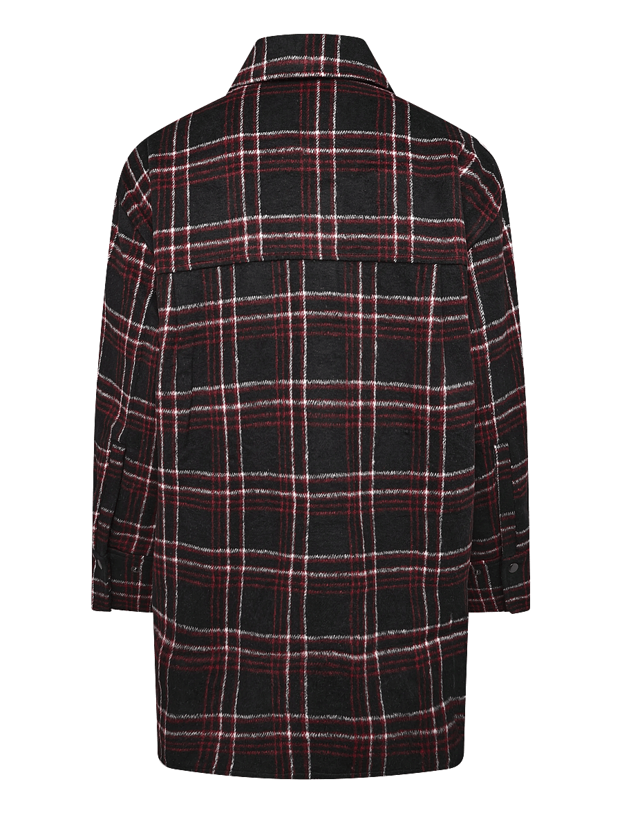 2NDDAY - 2ND Seth - Funky Flannel - steppjacken - black - 2