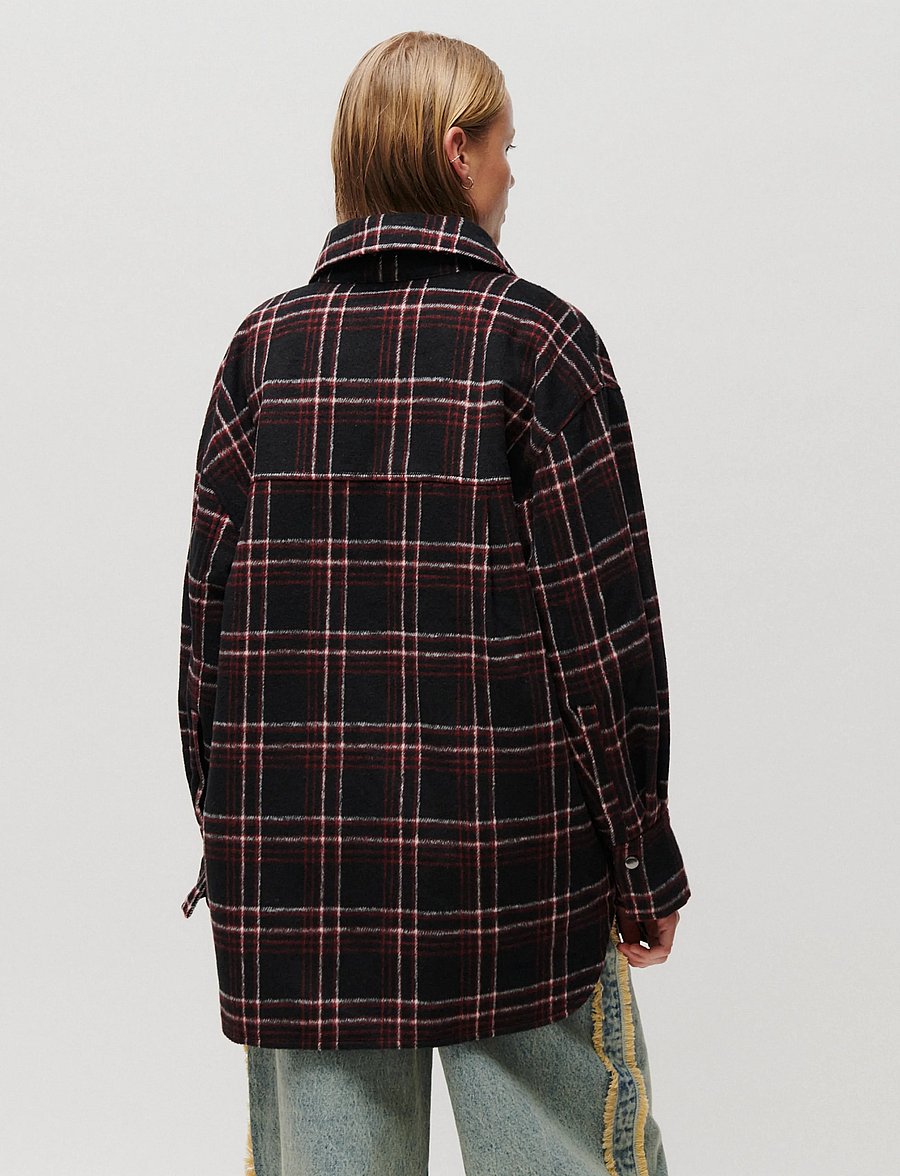 2NDDAY - 2ND Seth - Funky Flannel - steppjacken - black - 4