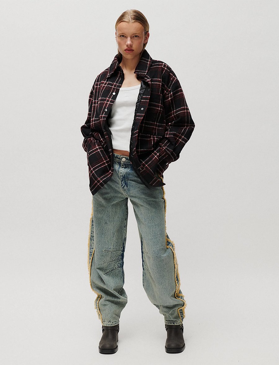 2NDDAY - 2ND Seth - Funky Flannel - steppjacken - black - 5