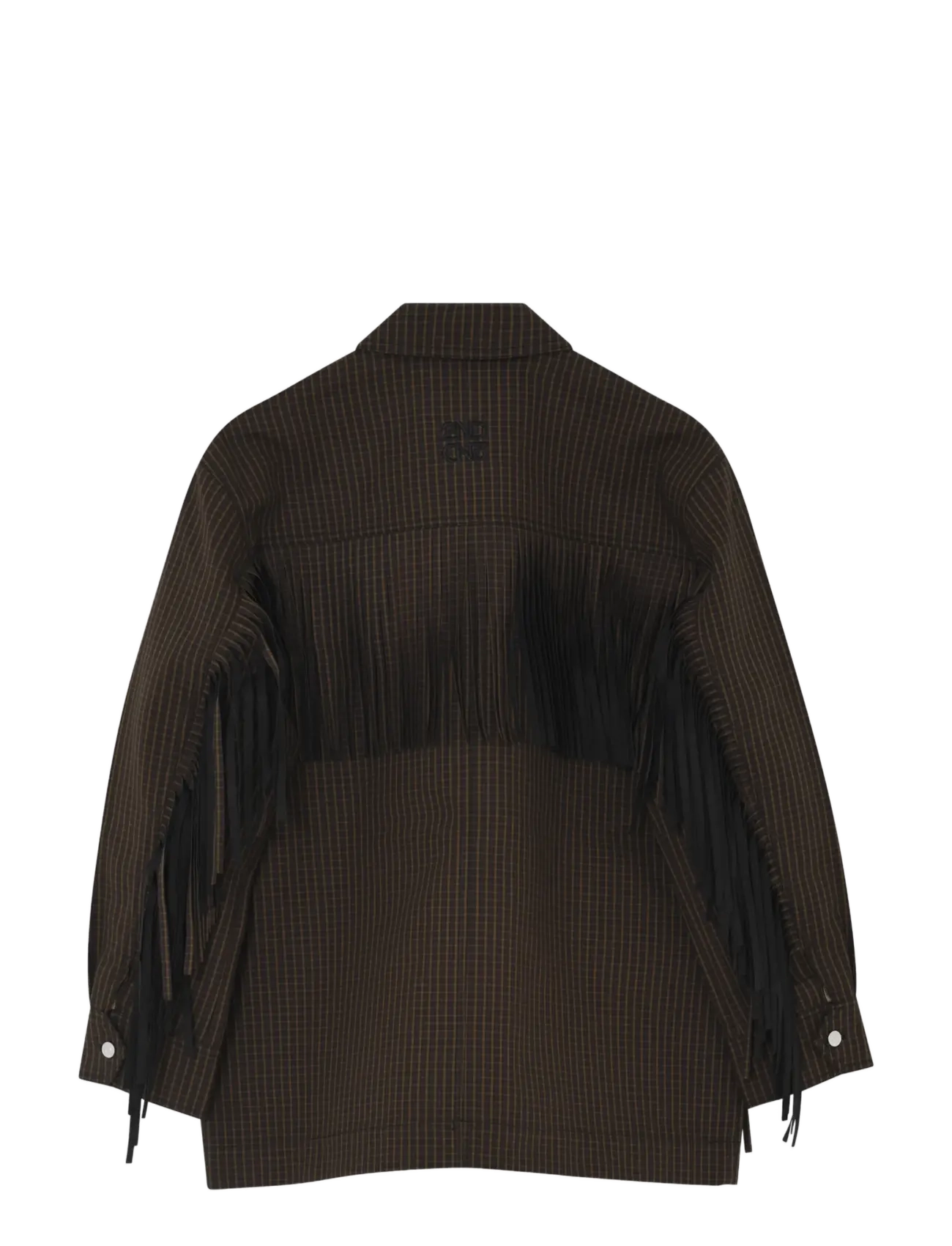 2NDDAY - 2ND Brucina - Check Fringe - enkeltradede blazere - ermine - 2