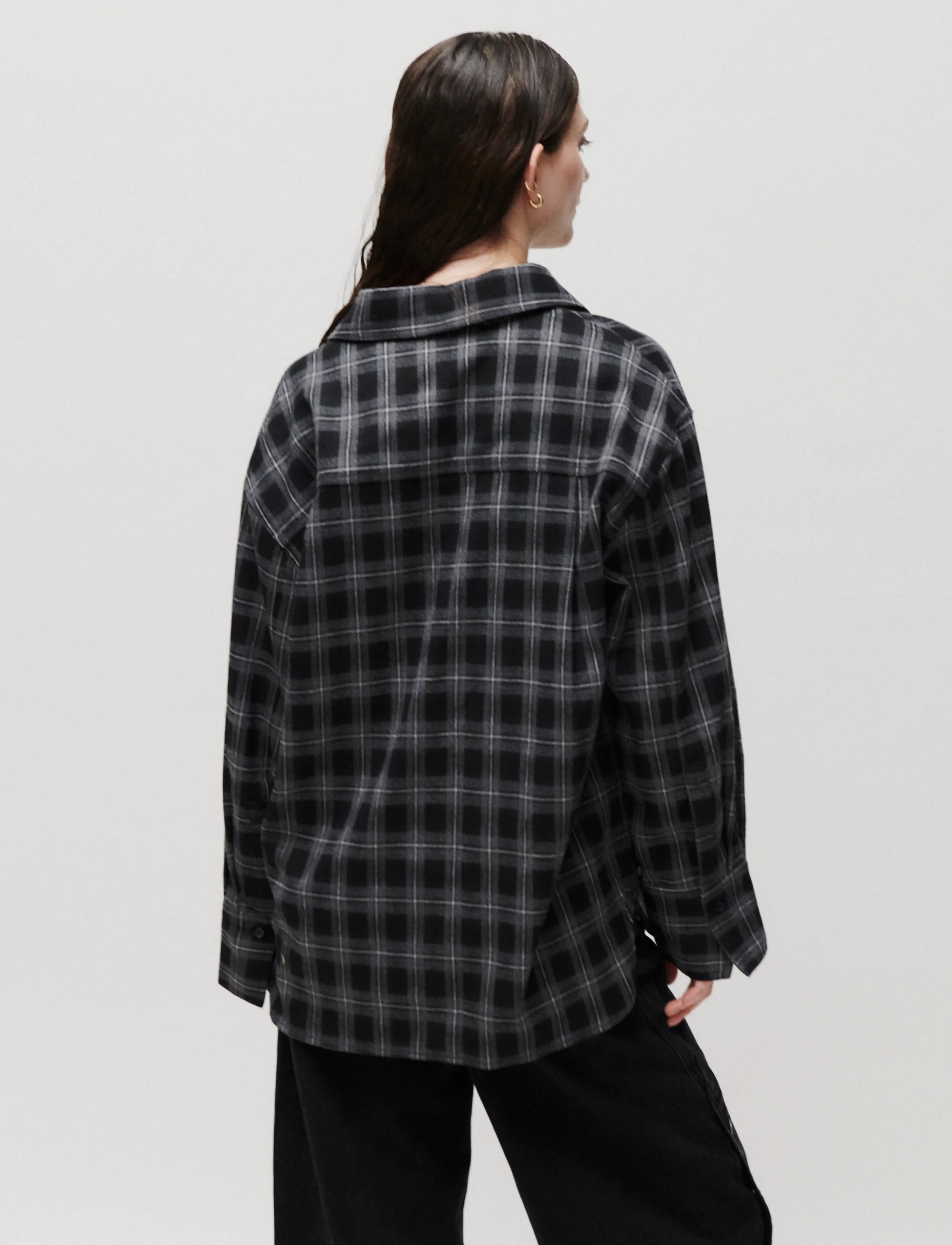 2NDDAY - 2ND Manny - Fall Flannel - langärmlige hemden - medium grey melange - 3