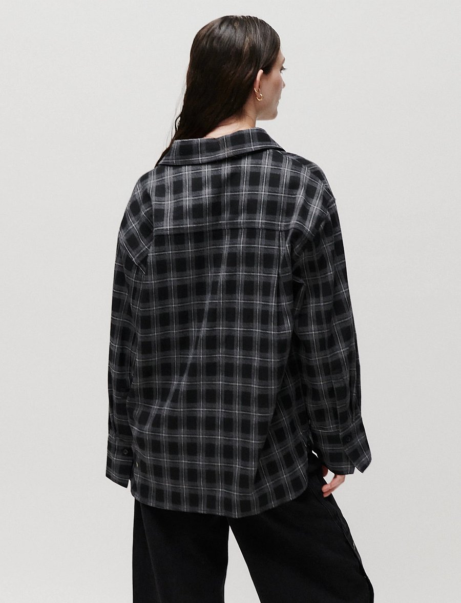 2NDDAY - 2ND Manny - Fall Flannel - langärmlige hemden - medium grey melange - 3