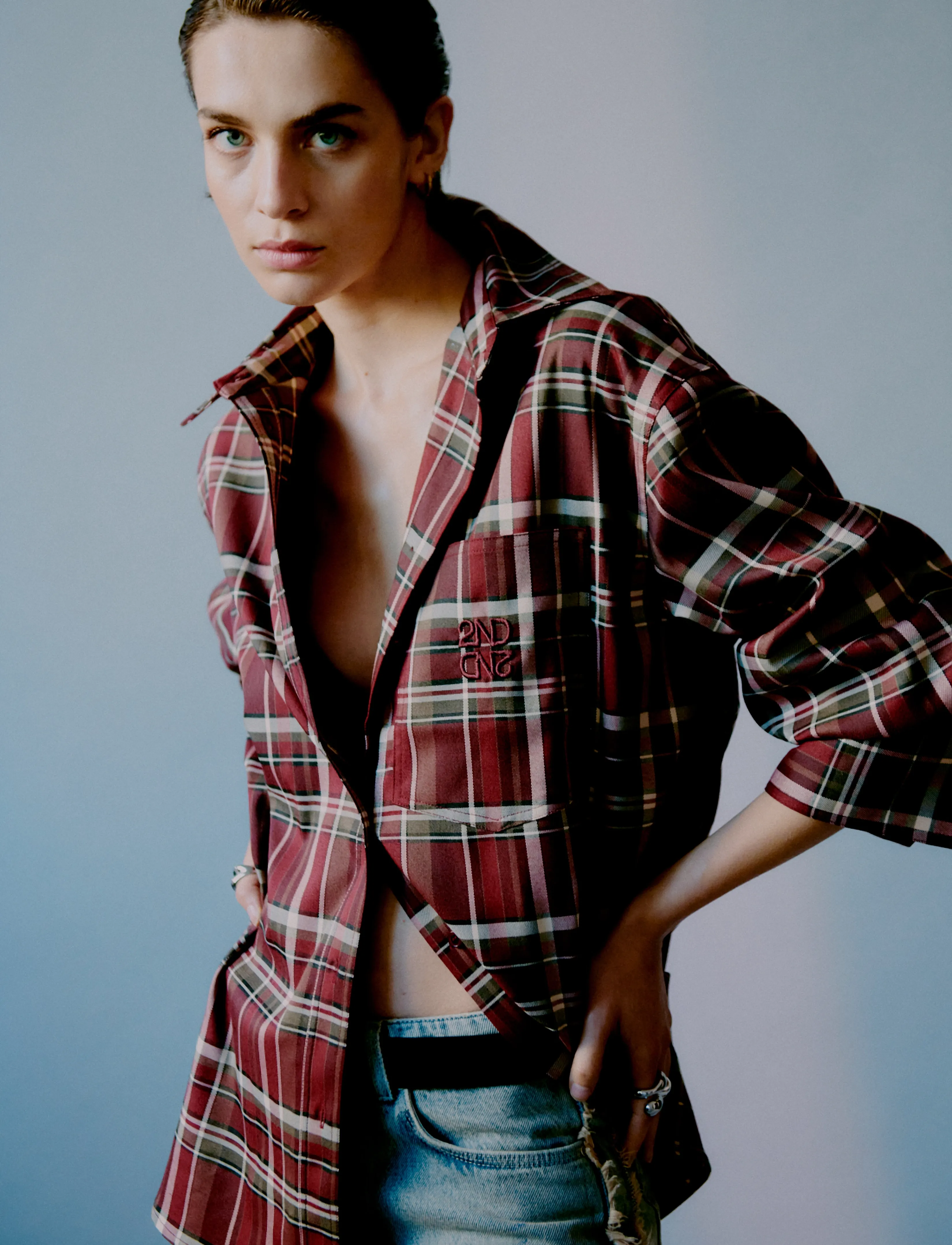 2NDDAY 2Nd Manny Classic Flannel skjortor dam – bild 5