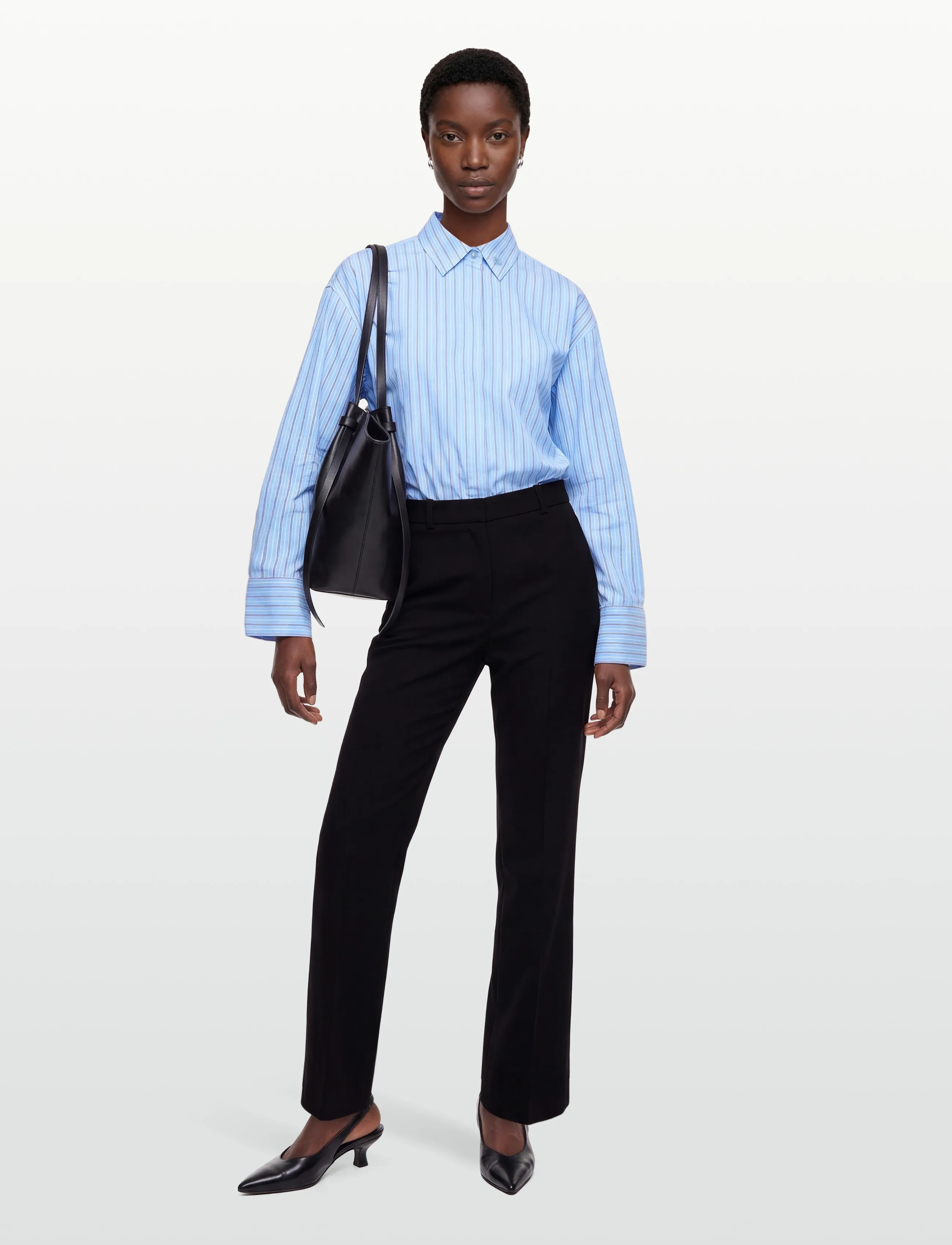 2NDDAY 2ND Renta - Fall Shirting - Blouses & Shirts - CASH BLUE STRIPE / blue