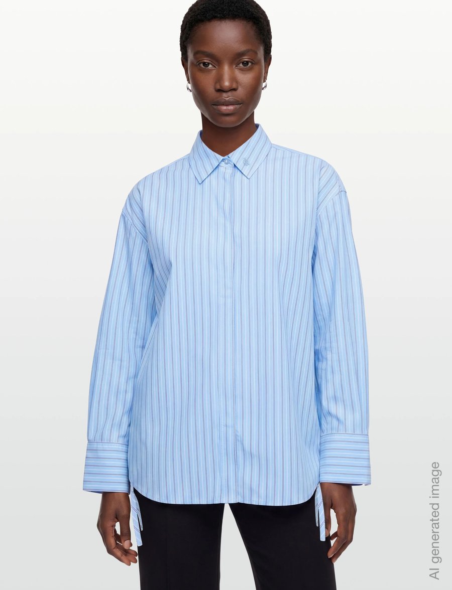 2NDDAY - 2ND Renta - Fall Shirting - langärmlige hemden - cash blue stripe - 3