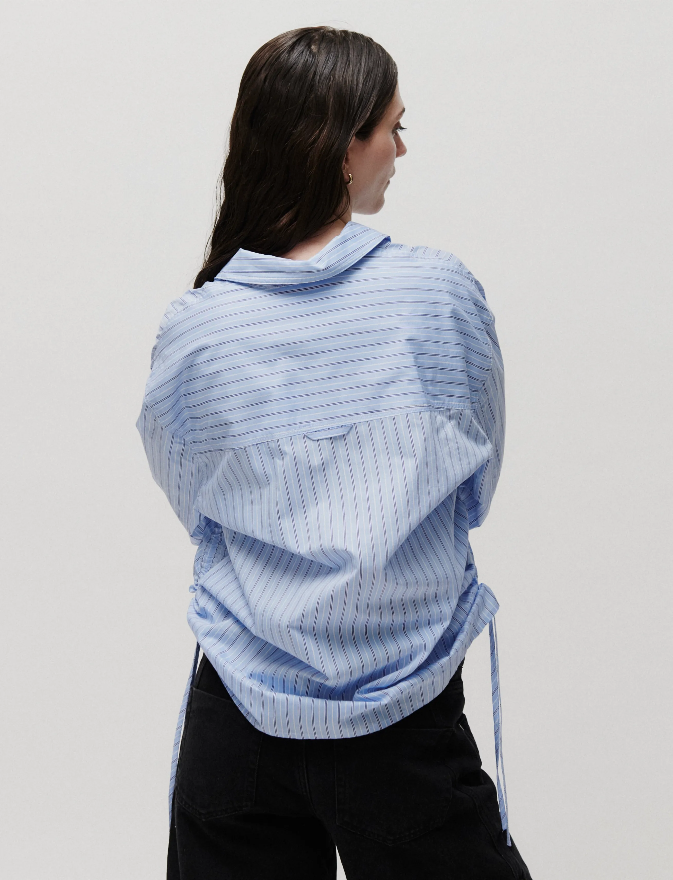 2NDDAY - 2ND Renta - Fall Shirting - langärmlige hemden - cash blue stripe - 4