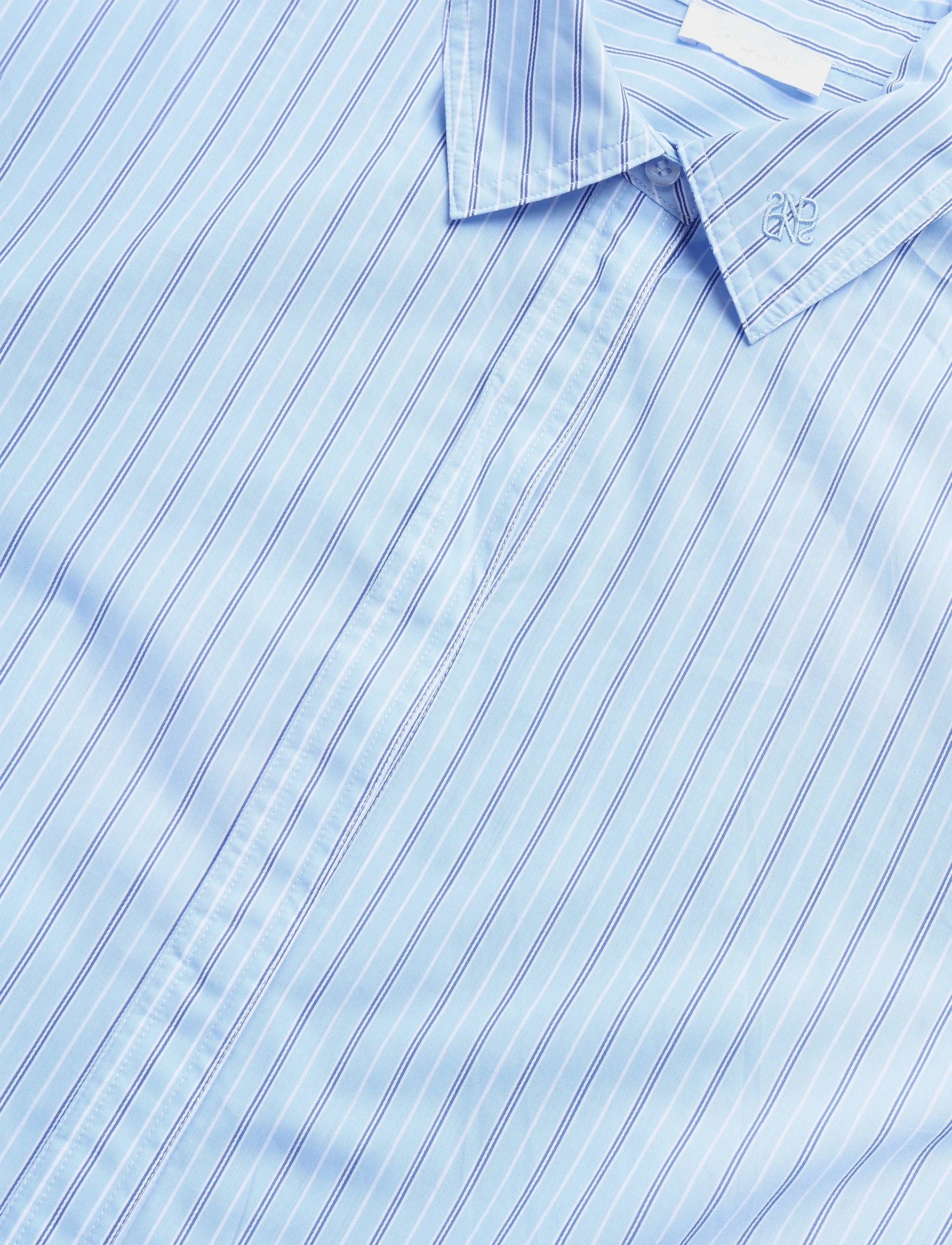 2NDDAY - 2ND Renta - Fall Shirting - långärmade skjortor - cash blue stripe - 2