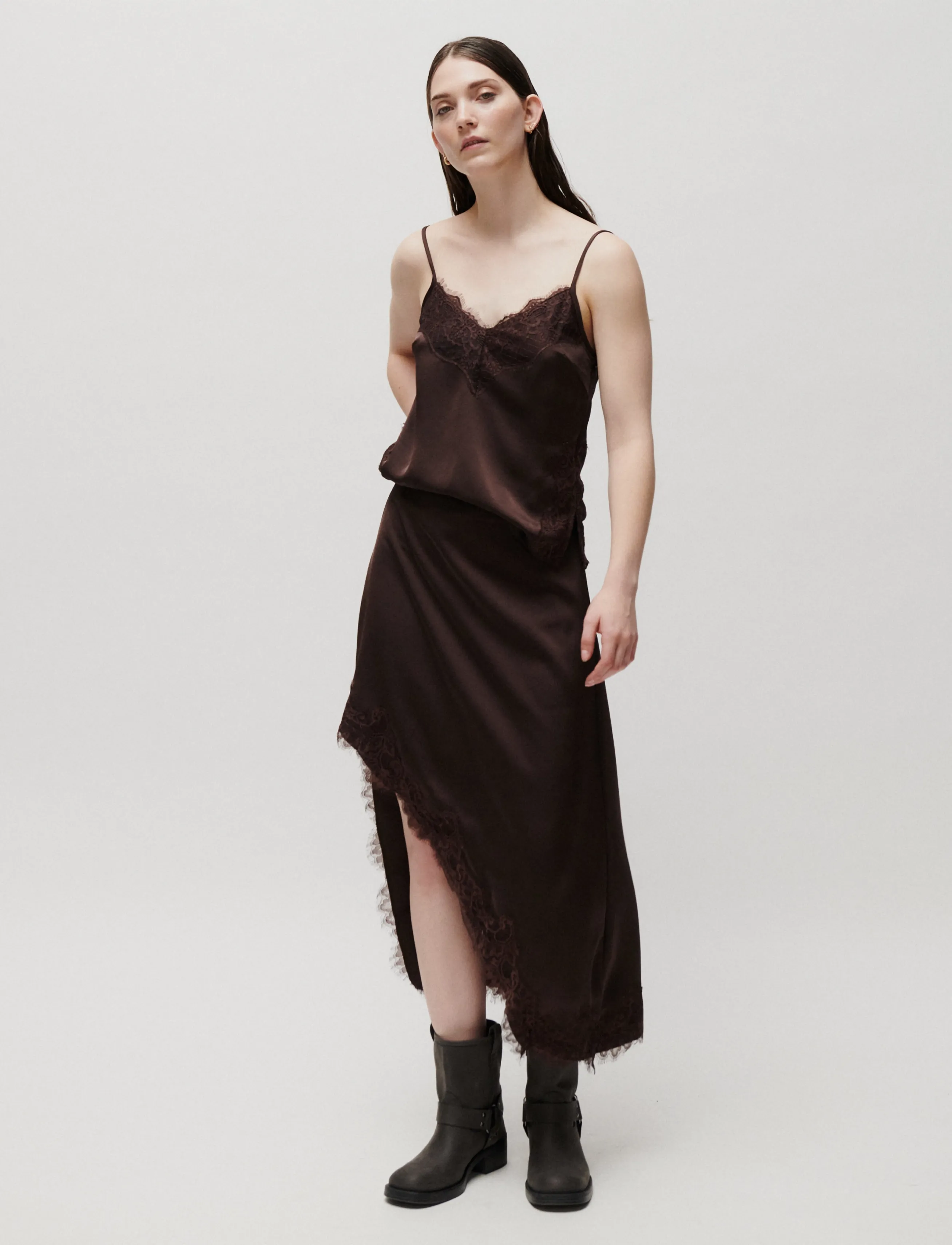 2NDDAY 2ND Oyan - Boho Lace - Ärmlösa blusar - JAVA / brown