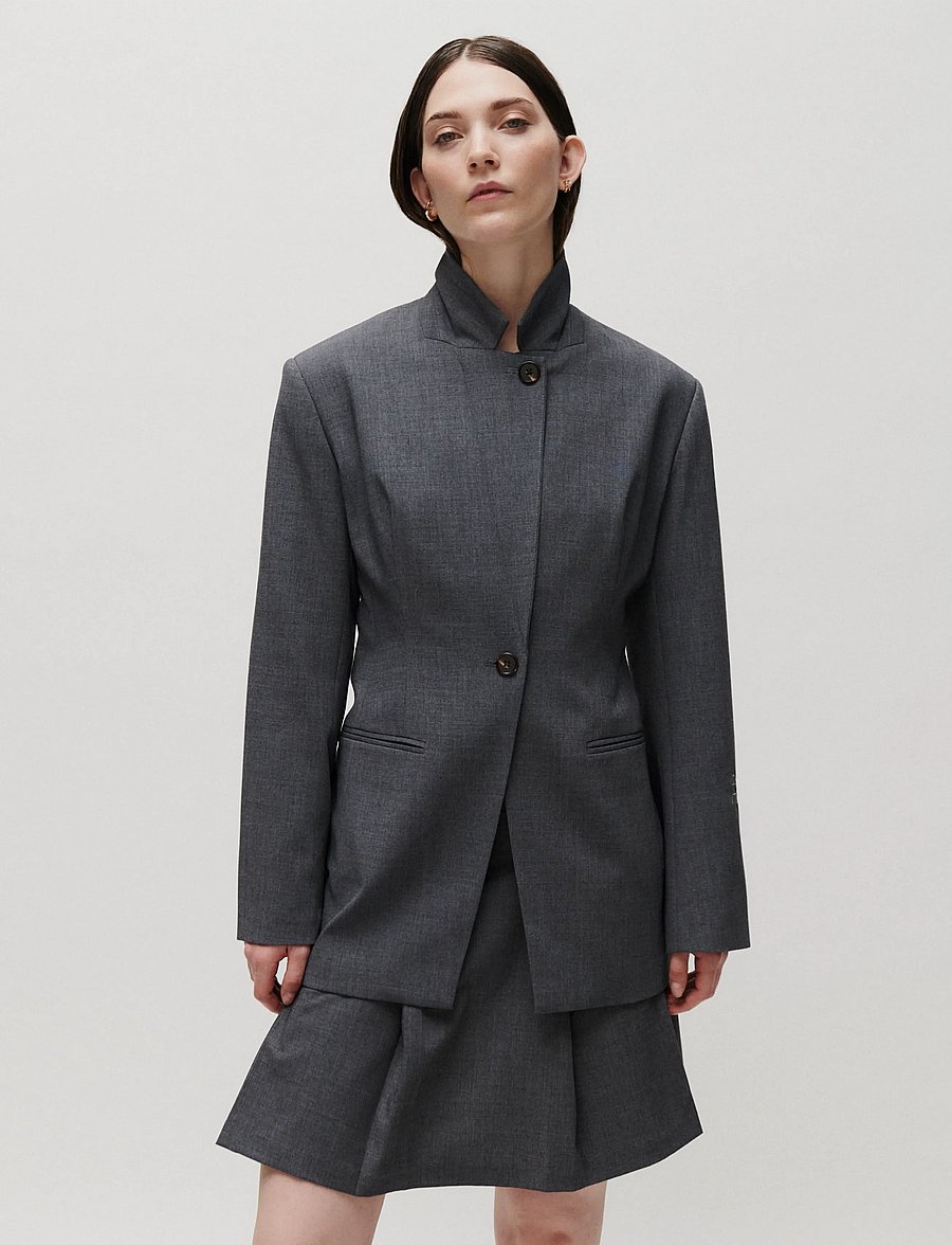 2NDDAY - 2ND Matila - Melange Suiting - korta kjolar - light grey melange - 0