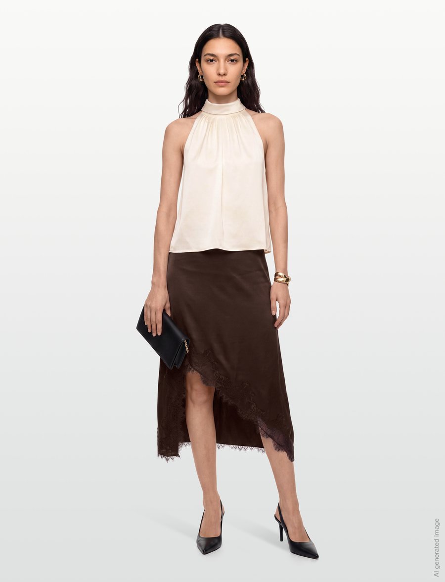 2NDDAY - 2ND Cleus - Boho lace - midi nederdele - java - 0