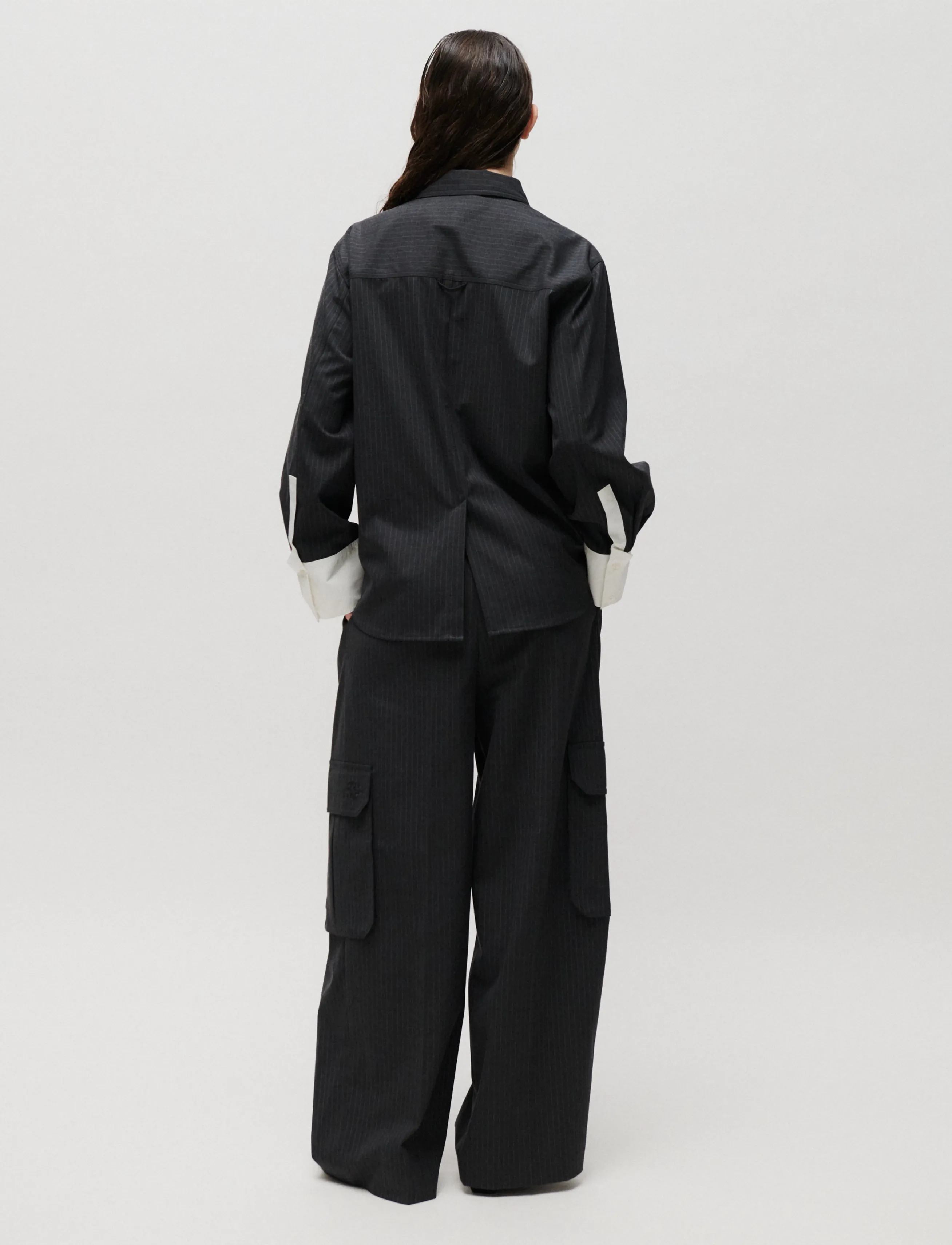 2NDDAY - 2ND Orenia - Yarn Dye Suiting - phantom - 5