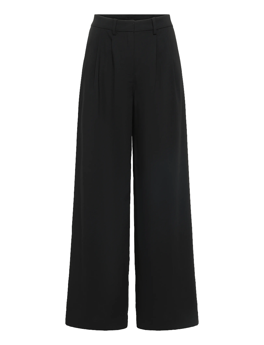2NDDAY - 2ND Mille - Melange Suiting - kostymbyxor - black - 0