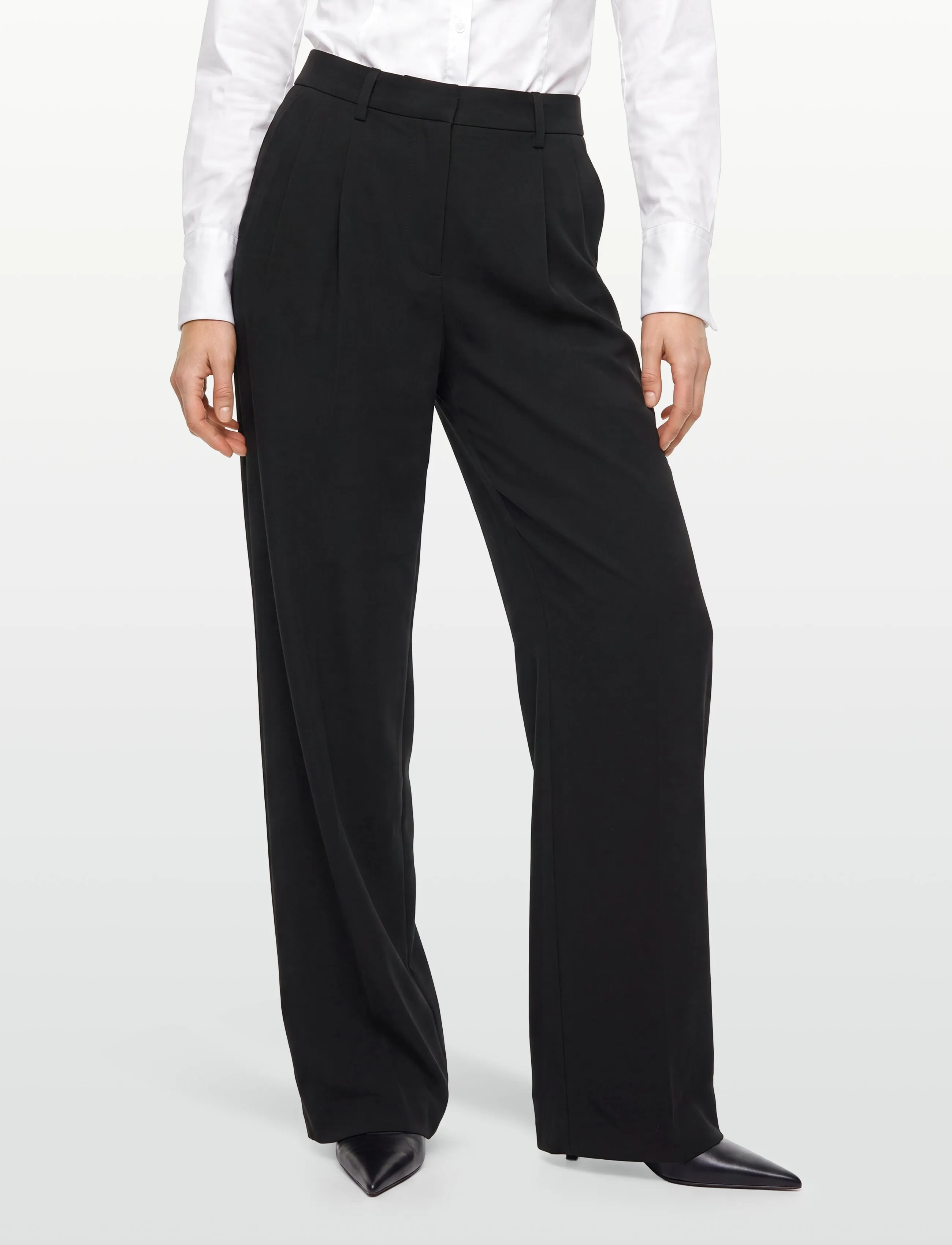 2NDDAY - 2ND Mille - Melange Suiting - tailored trousers - black - 3