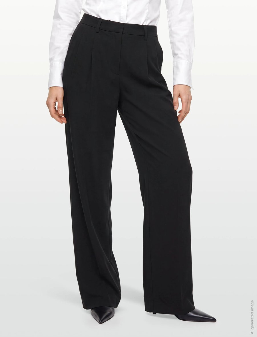 2NDDAY - 2ND Mille - Melange Suiting - anzugshosen - black - 3