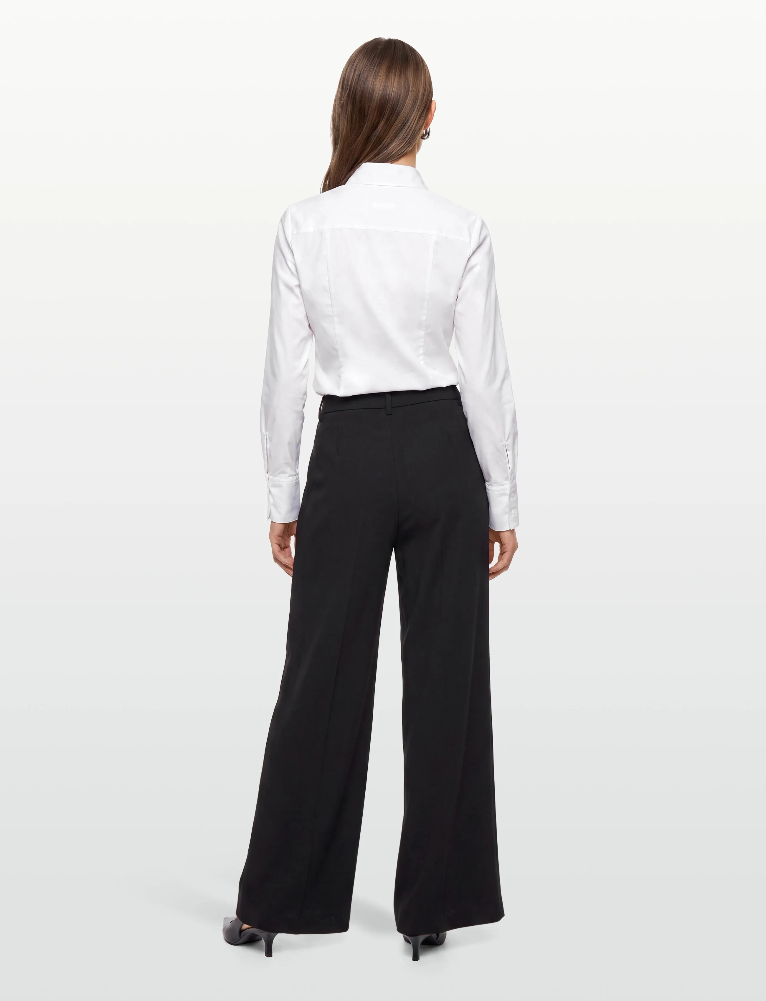 2NDDAY - 2ND Mille - Melange Suiting - tailored trousers - black - 4