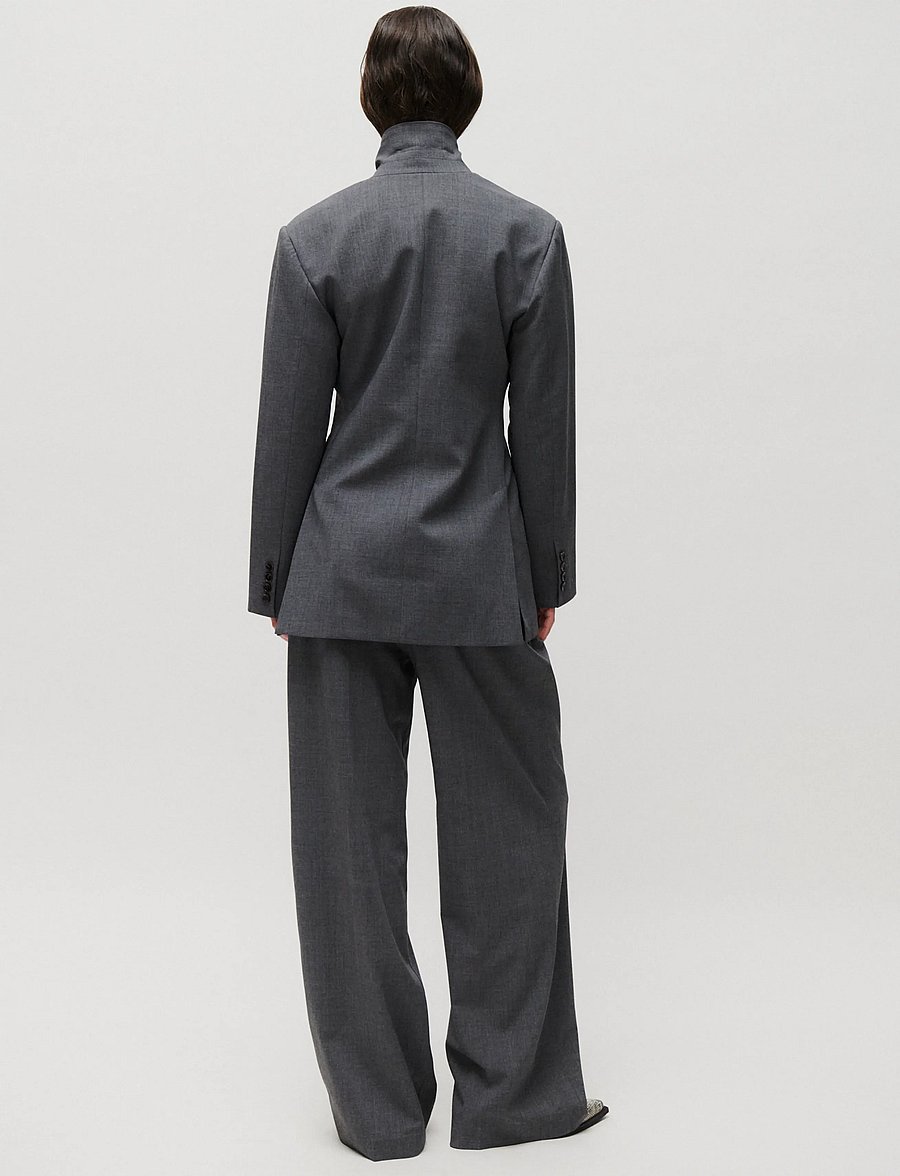 2NDDAY - 2ND Mille - Melange Suiting - anzugshosen - light grey melange - 4