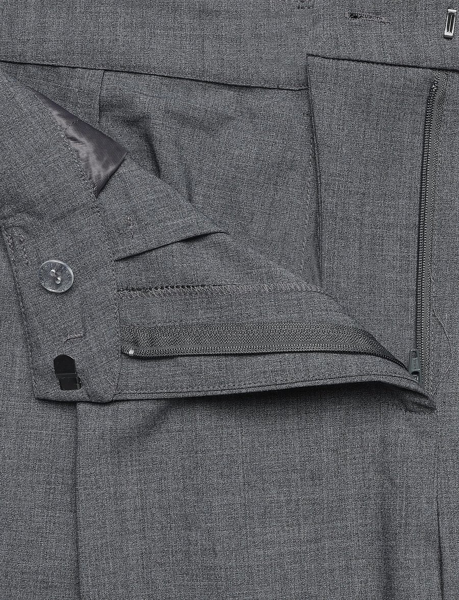2NDDAY - 2ND Mille - Melange Suiting - anzugshosen - light grey melange - 2