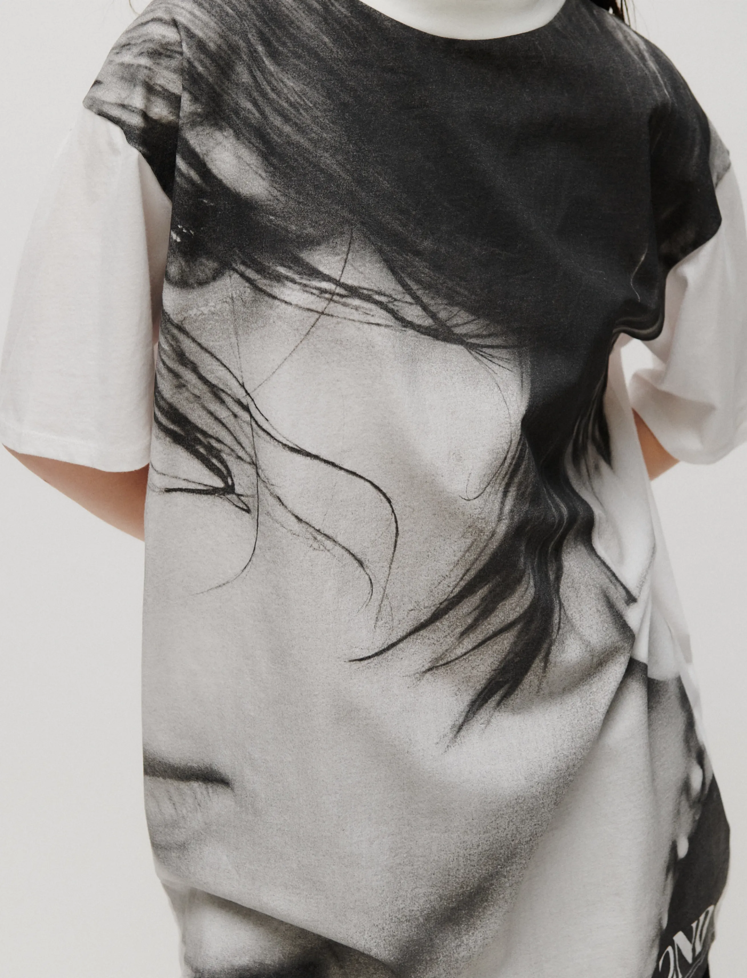 2NDDAY 2ND Aralis TT - Overwashed Jersey - 2NDDAY - BRIGHT WHITE / white