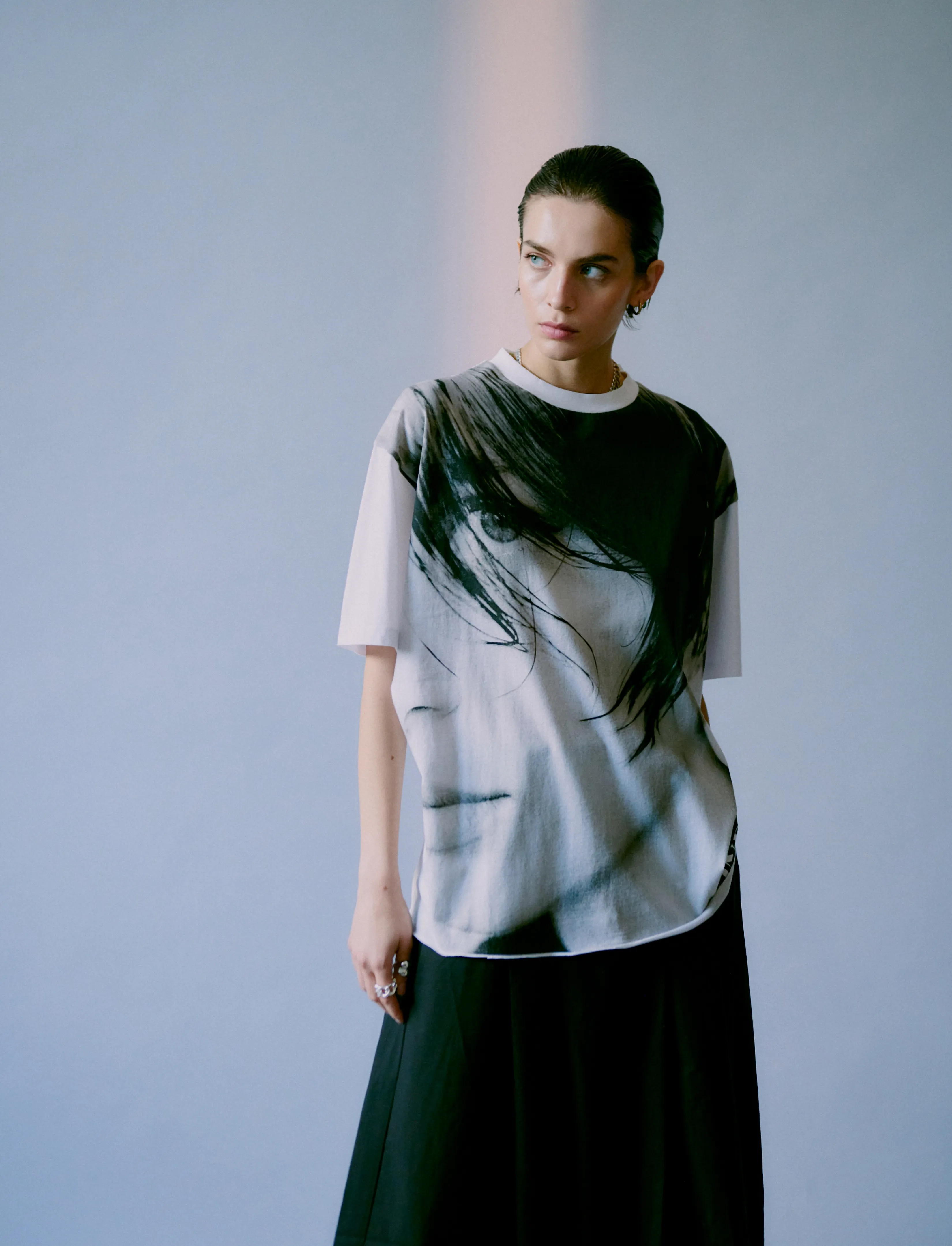 2NDDAY - 2ND Aralis TT - Overwashed Jersey - t-shirts - bright white - 5