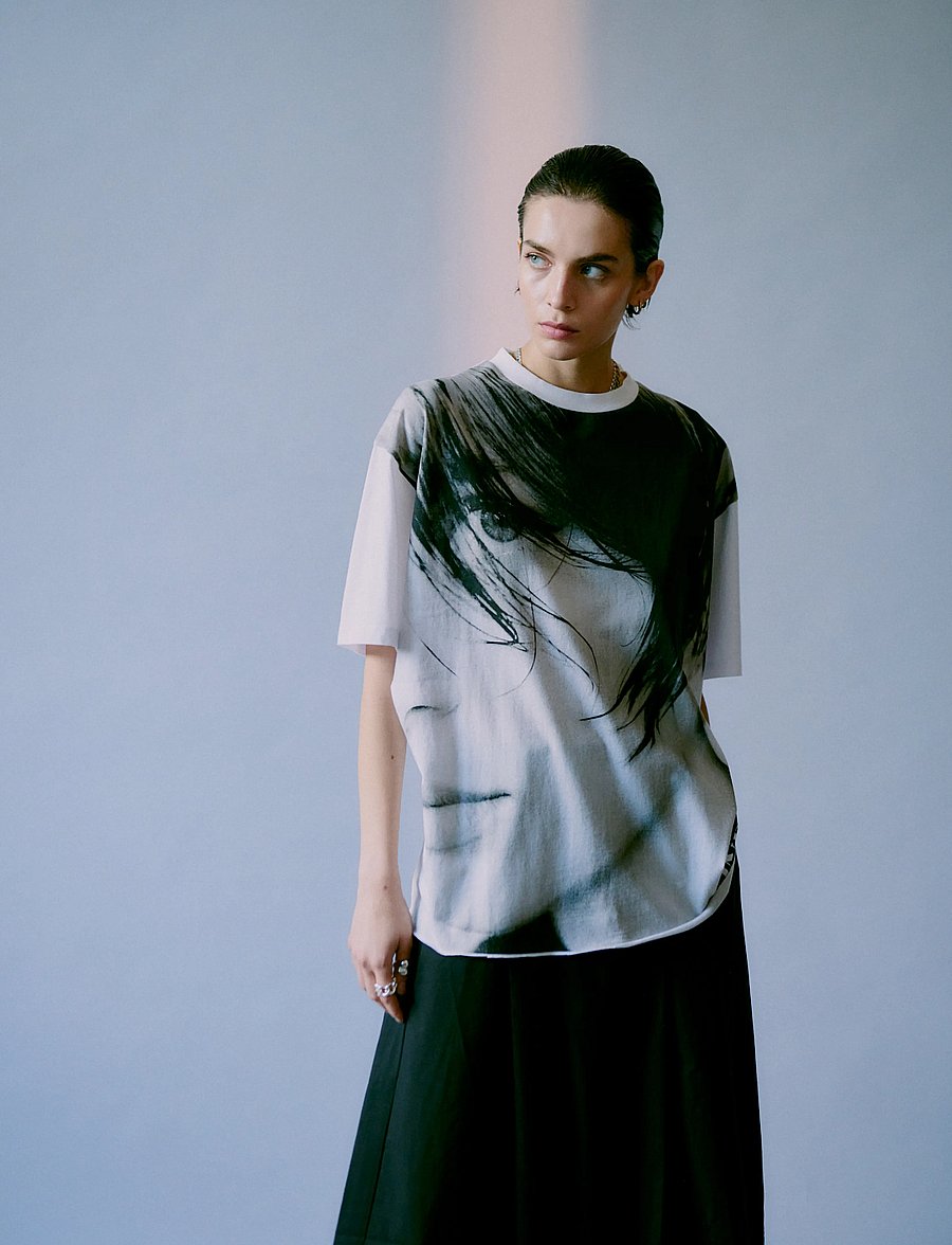 2NDDAY - 2ND Aralis TT - Overwashed Jersey - t-shirts - bright white - 5